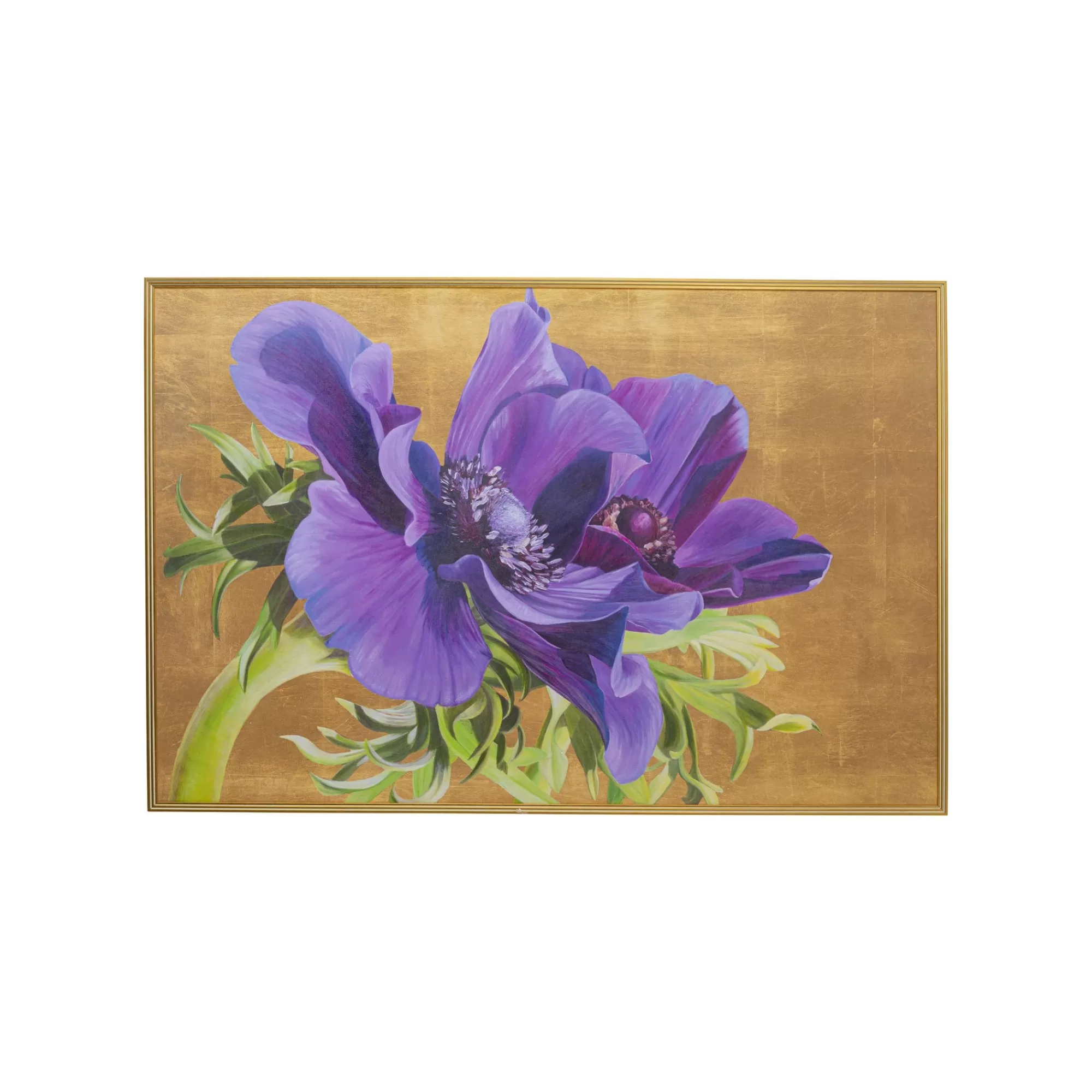 KARE Design Tableau Fleurs Violettes 150x100cm ^ Tableau