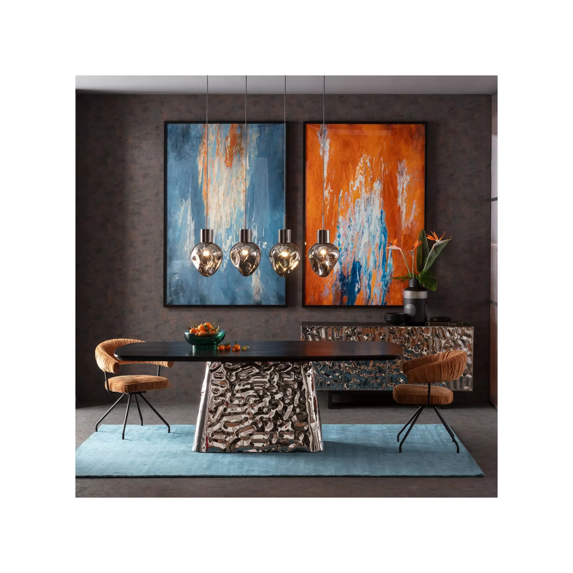 KARE Design Tableau Frame Artistas Bleu 120x180cm ^ Tableau