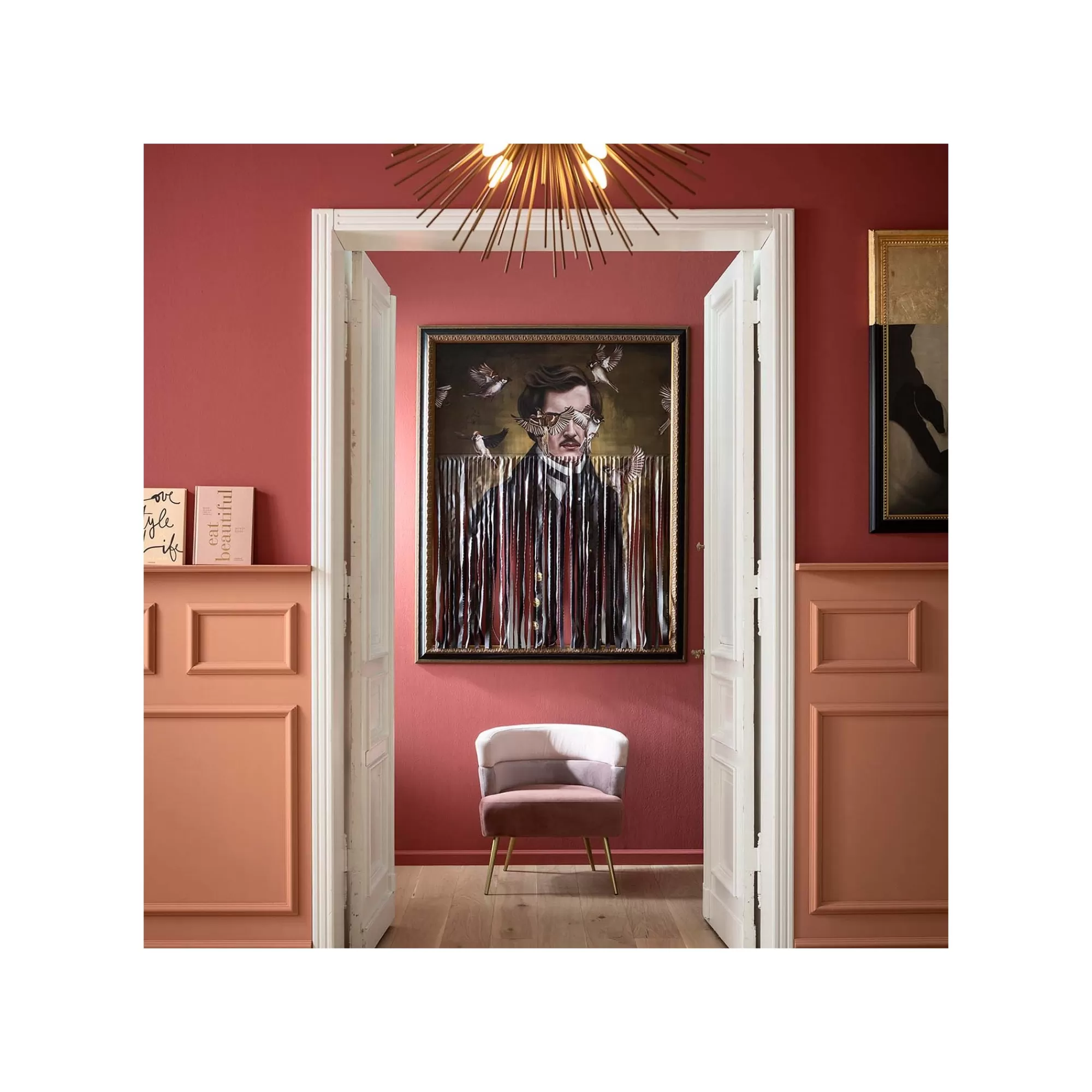 KARE Design Tableau Frame Gentleman Cuts 130x163cm ^ Tableau