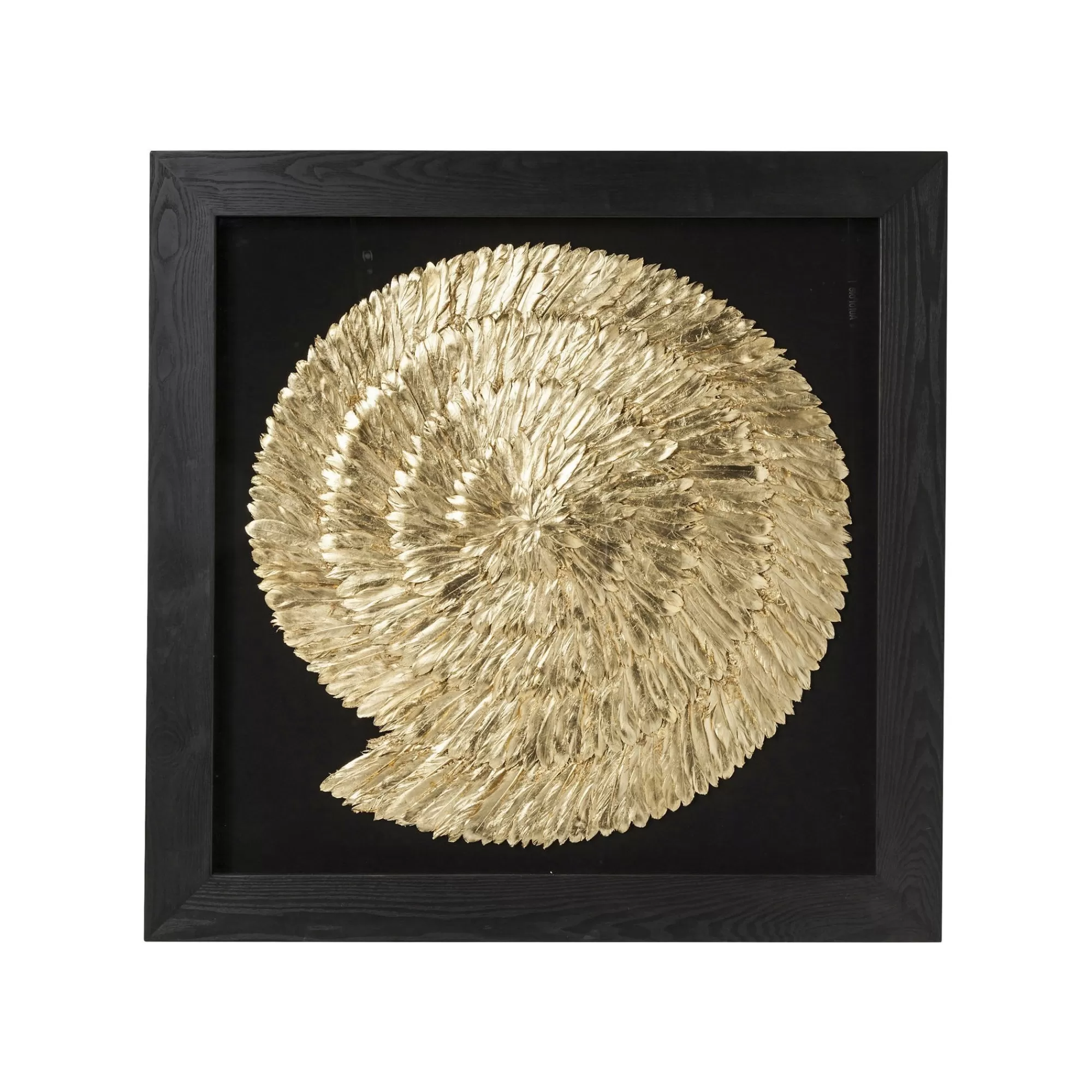 KARE Design Tableau Golden Snail 120x120cm ^ Tableau