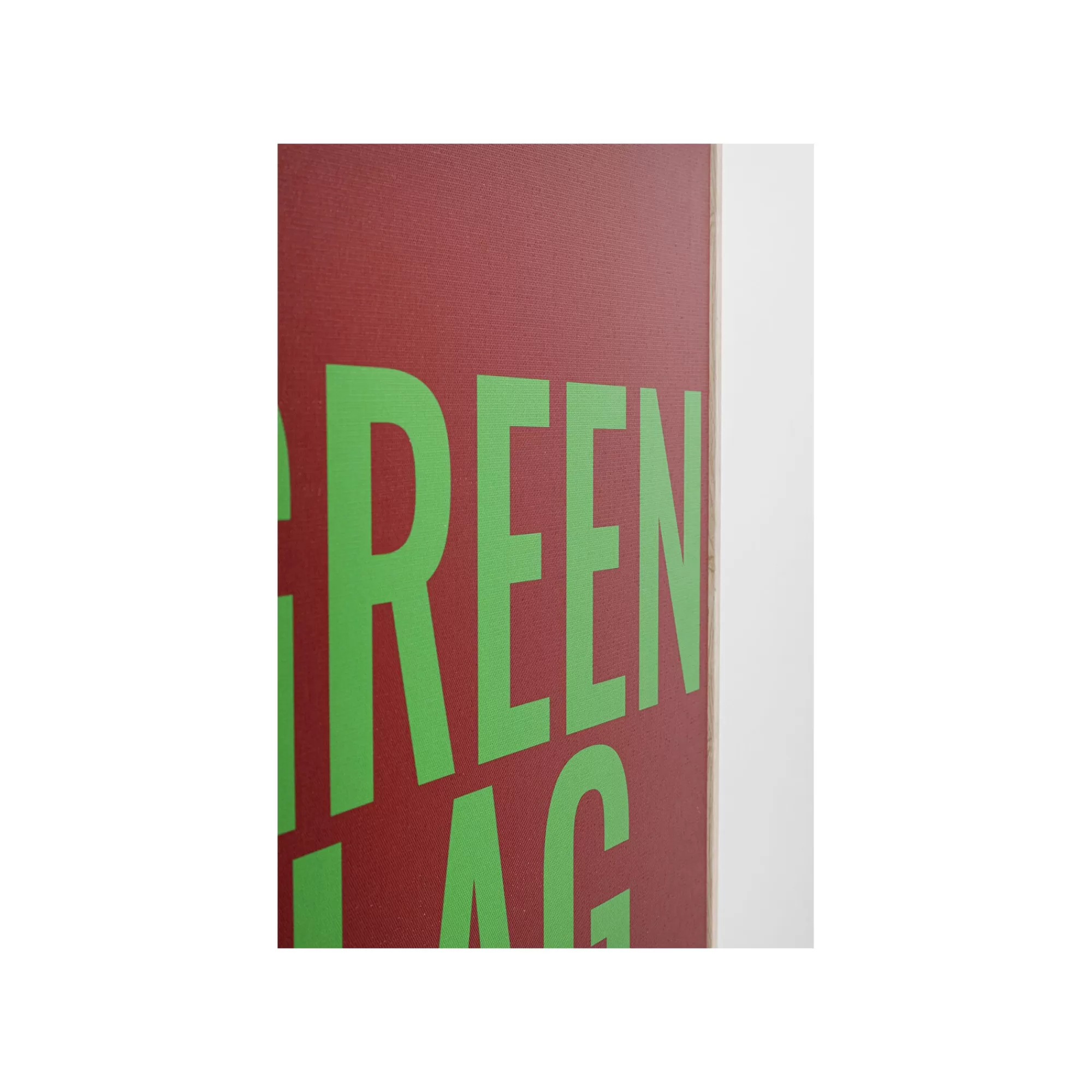 KARE Design Tableau Green Flag 40x60cm ^ Tableau