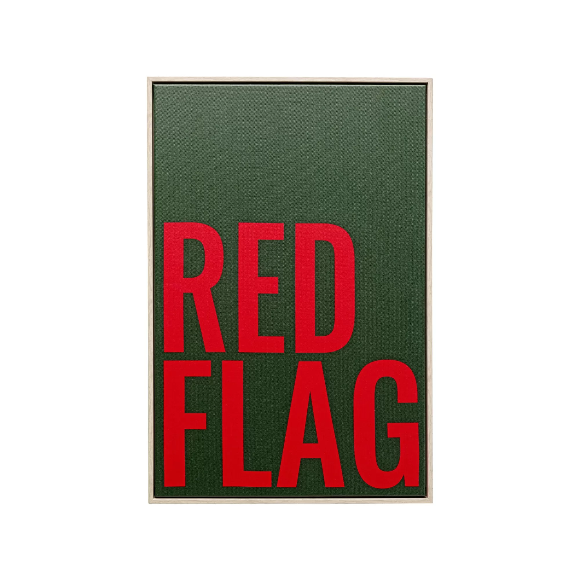 KARE Design Tableau Red Flag 40x60cm ^ Tableau