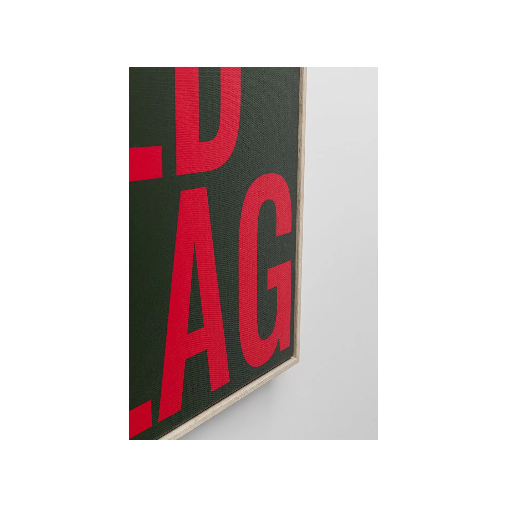 KARE Design Tableau Red Flag 40x60cm ^ Tableau