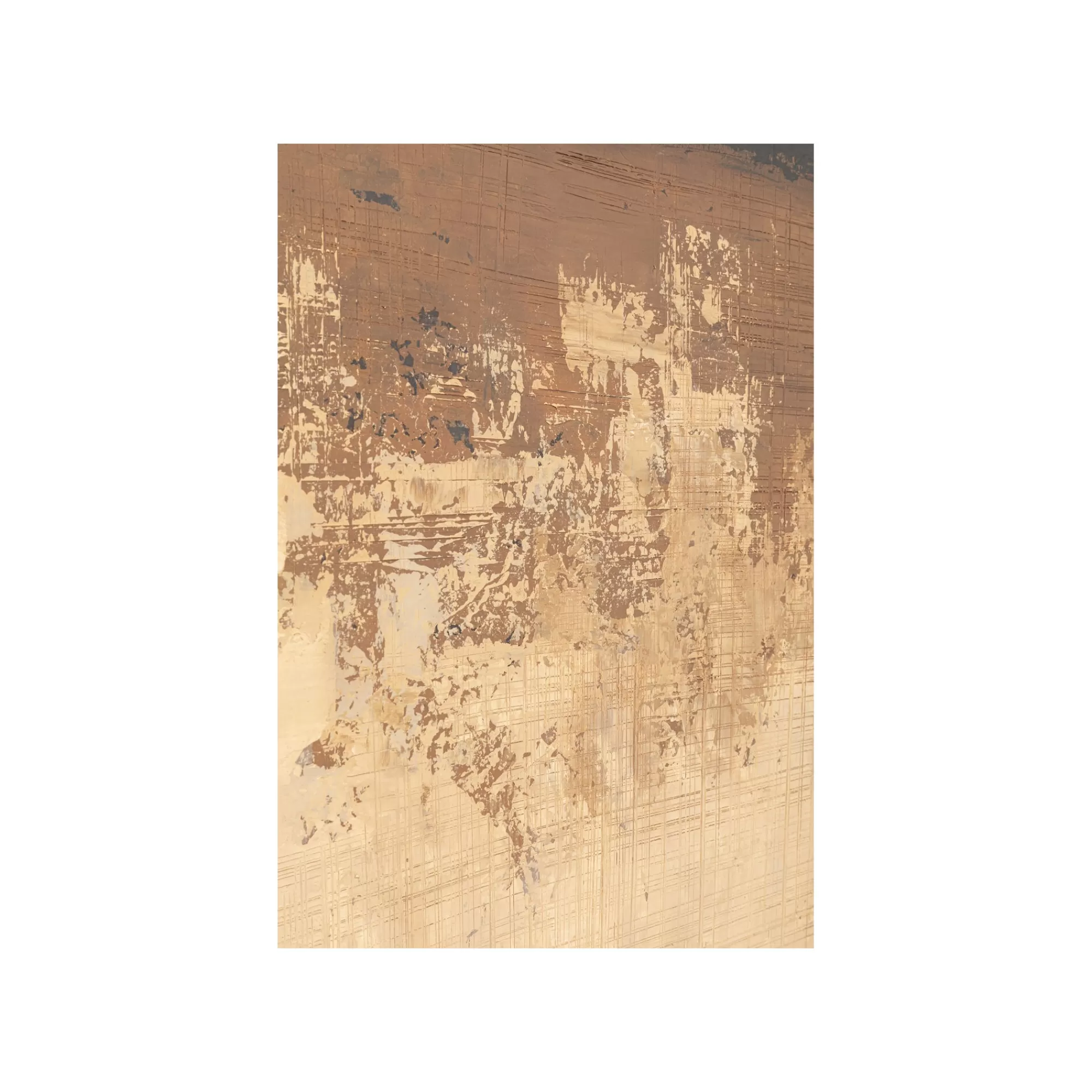 KARE Design Tableau Silence 120x120cm Marron ^ Tableau