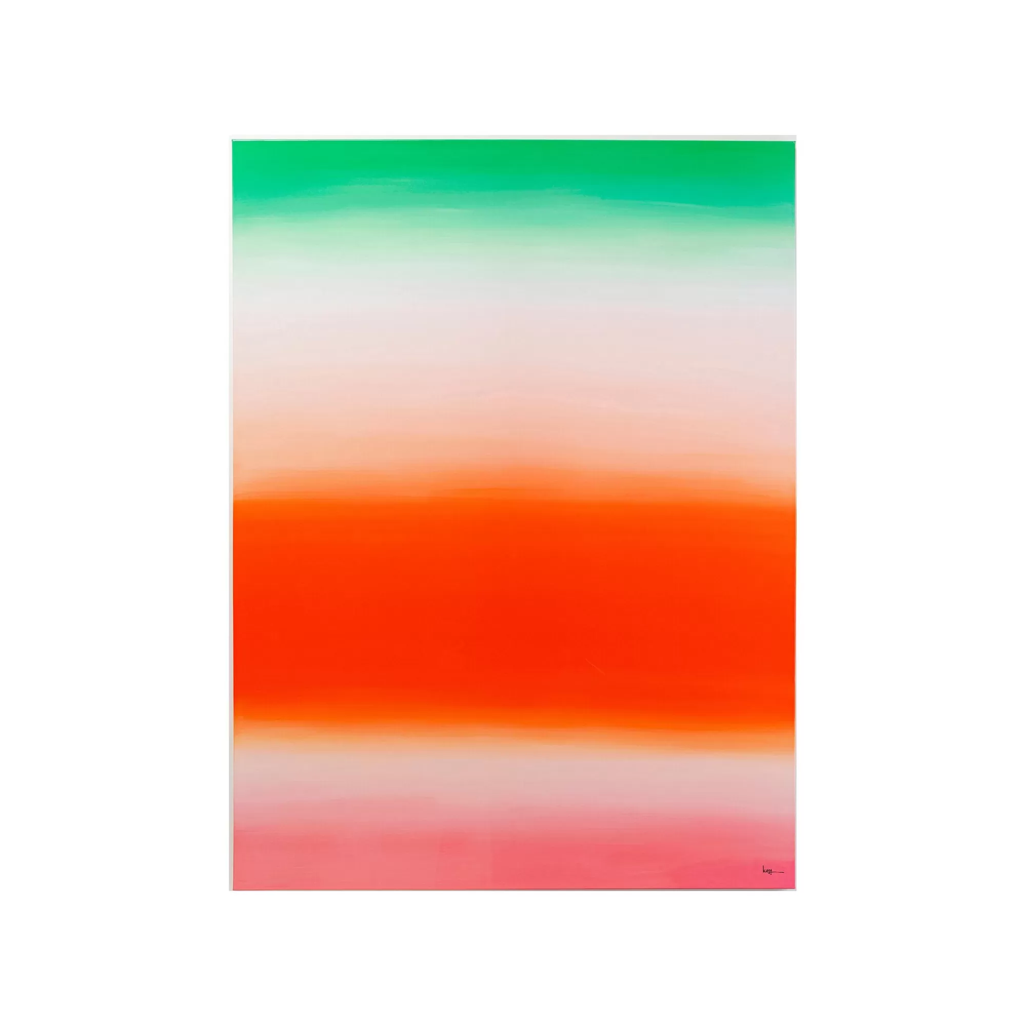 KARE Design Tableau Tendency Orange 120x160cm ^ Tableau