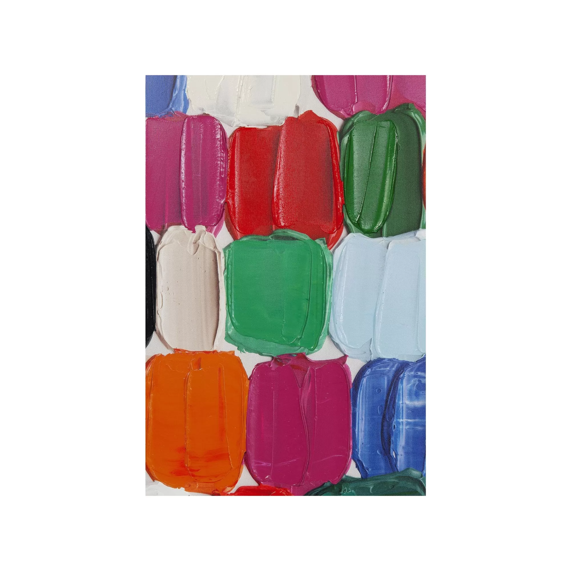 KARE Design Tableau Touched Colorful Dots 200x140cm ^ Tableau