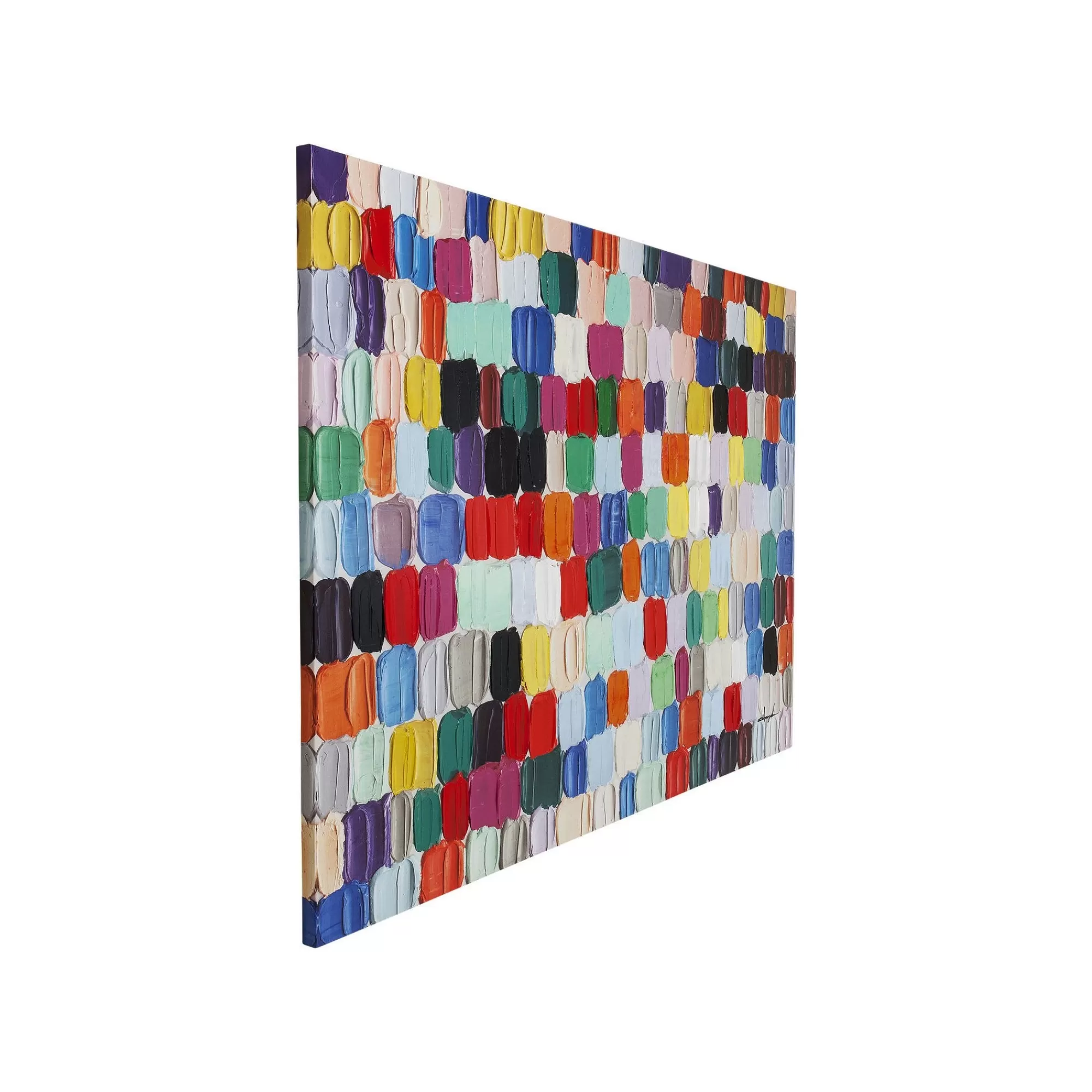 KARE Design Tableau Touched Colorful Dots 200x140cm ^ Tableau