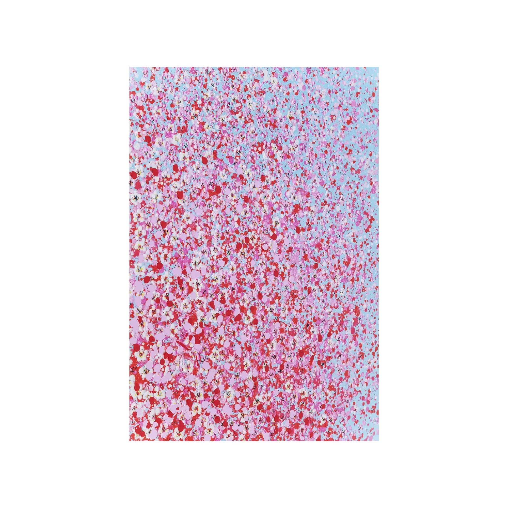 KARE Design Tableau Touched Fleurs Pirogue Bleu Et Rose 80x100cm ^ Tableau