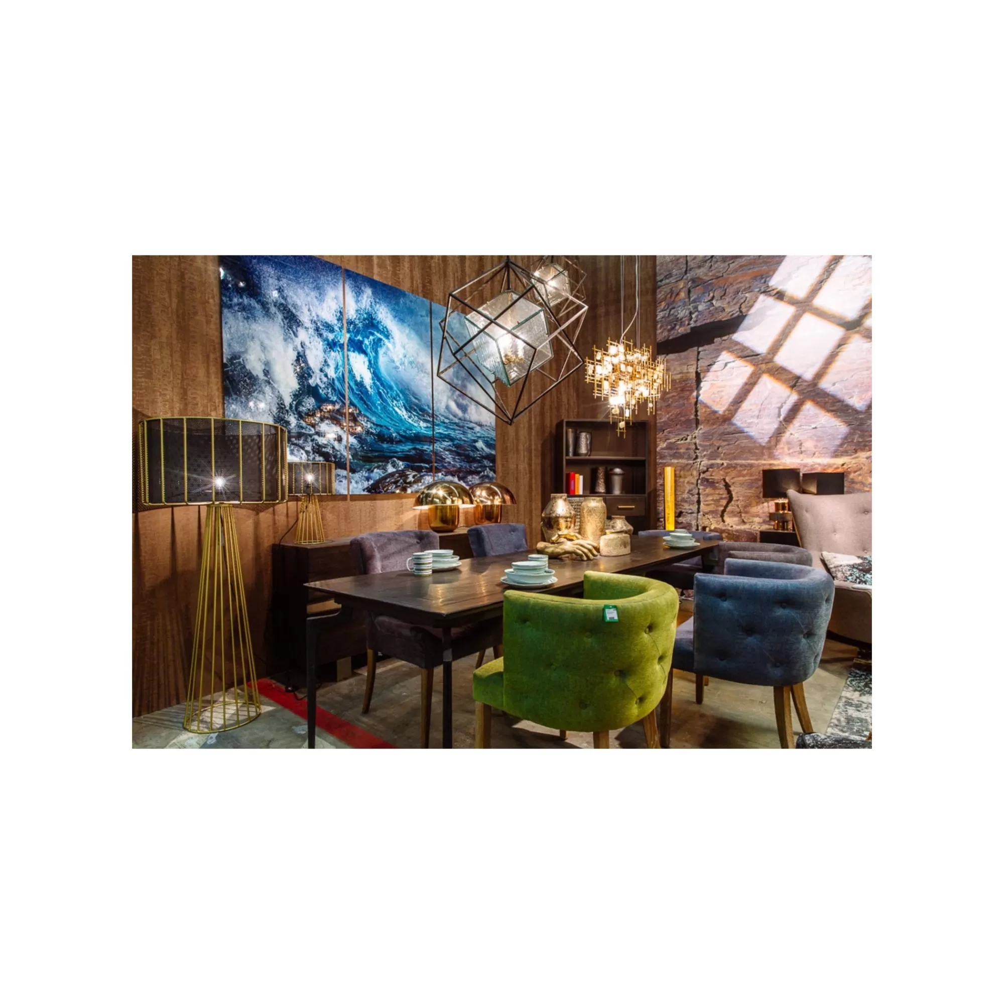 KARE Design Tableaux En Verre Triptychon Vague 240x160cm Set De 3 ^ Tableau