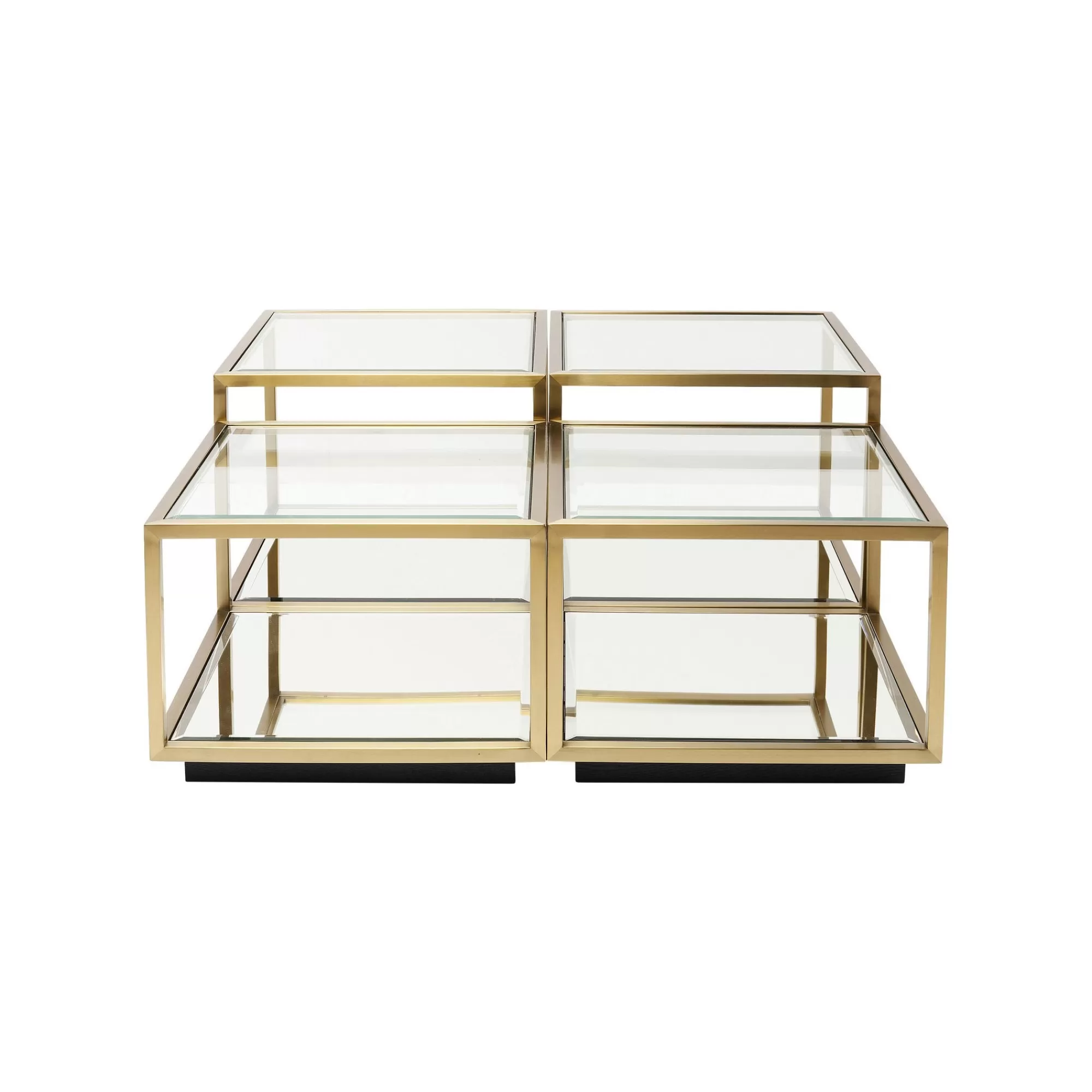 KARE Design Tables Basses Luigi Set De 4 Dorées ^ Table Basse