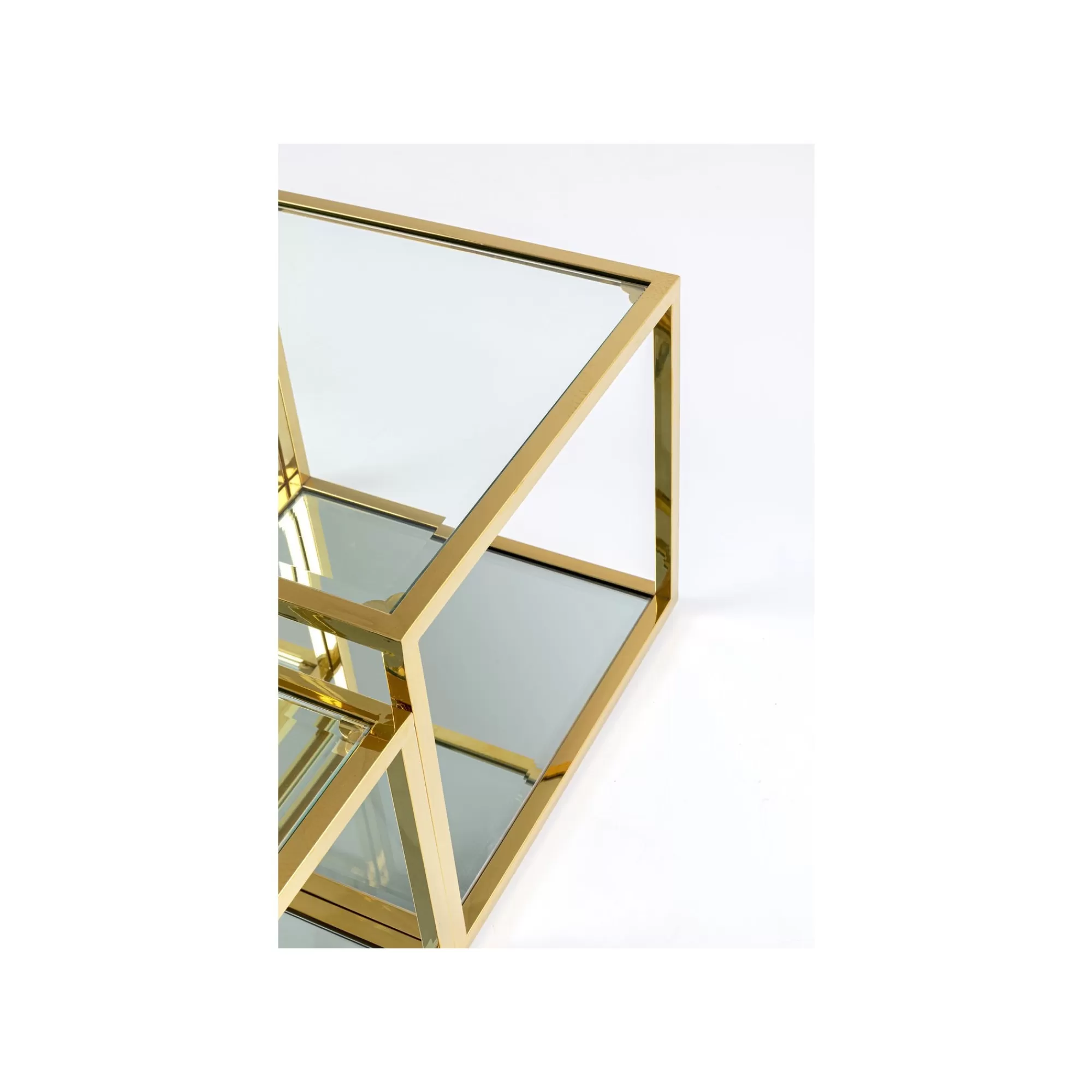 KARE Design Tables Basses Orion Set De 4 Dorées ^ Table Basse