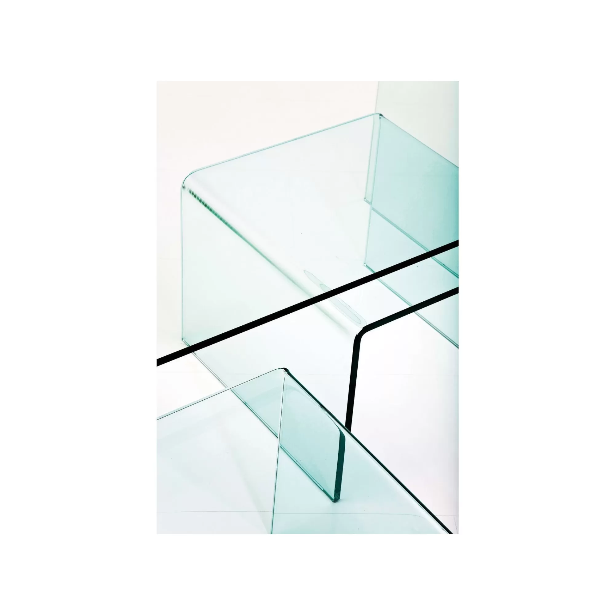 KARE Design Tables Basses Visible Clear Set De 3 ^ Table Basse