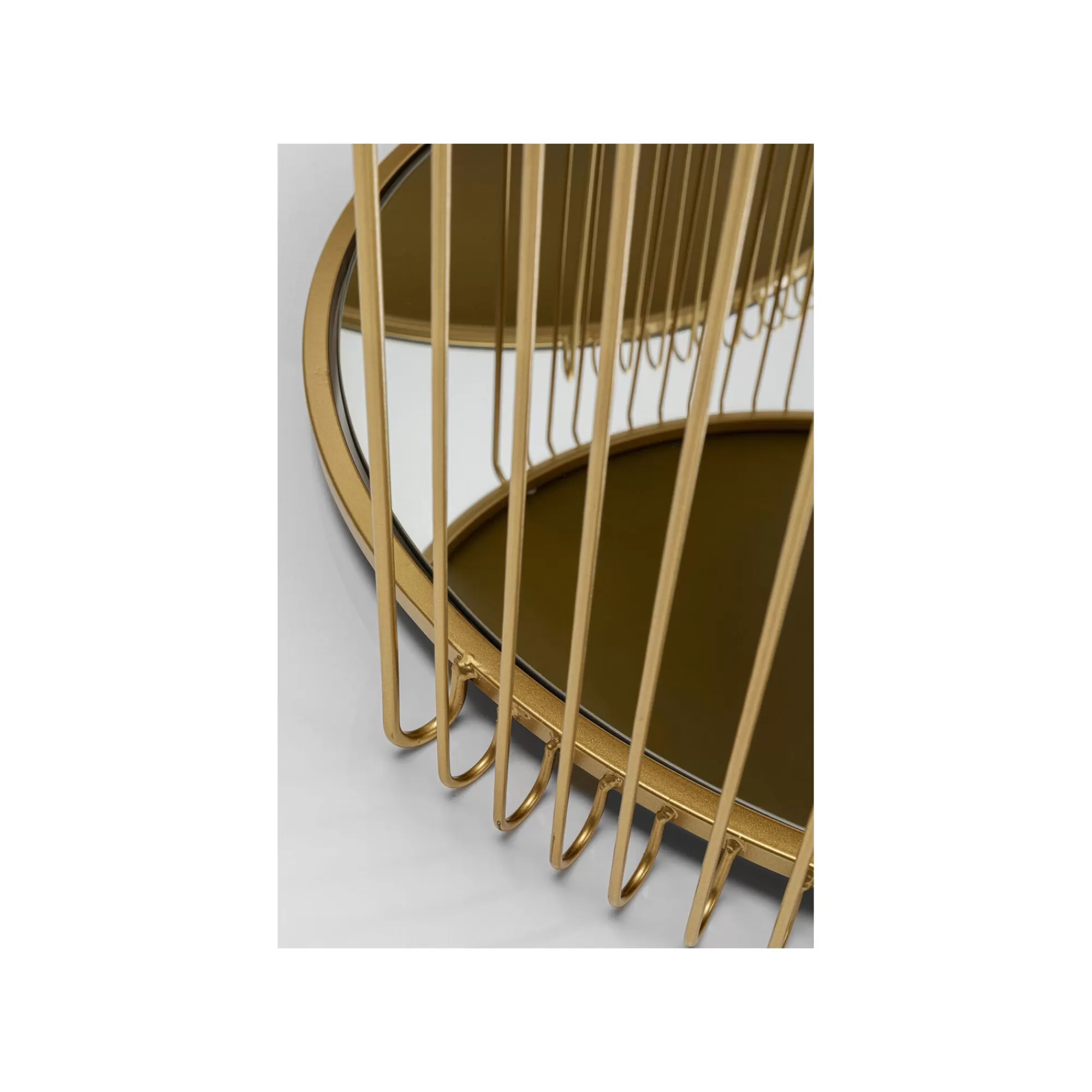 KARE Design Tables Basses Wire Double Laiton Set De 2 ^ Table Basse