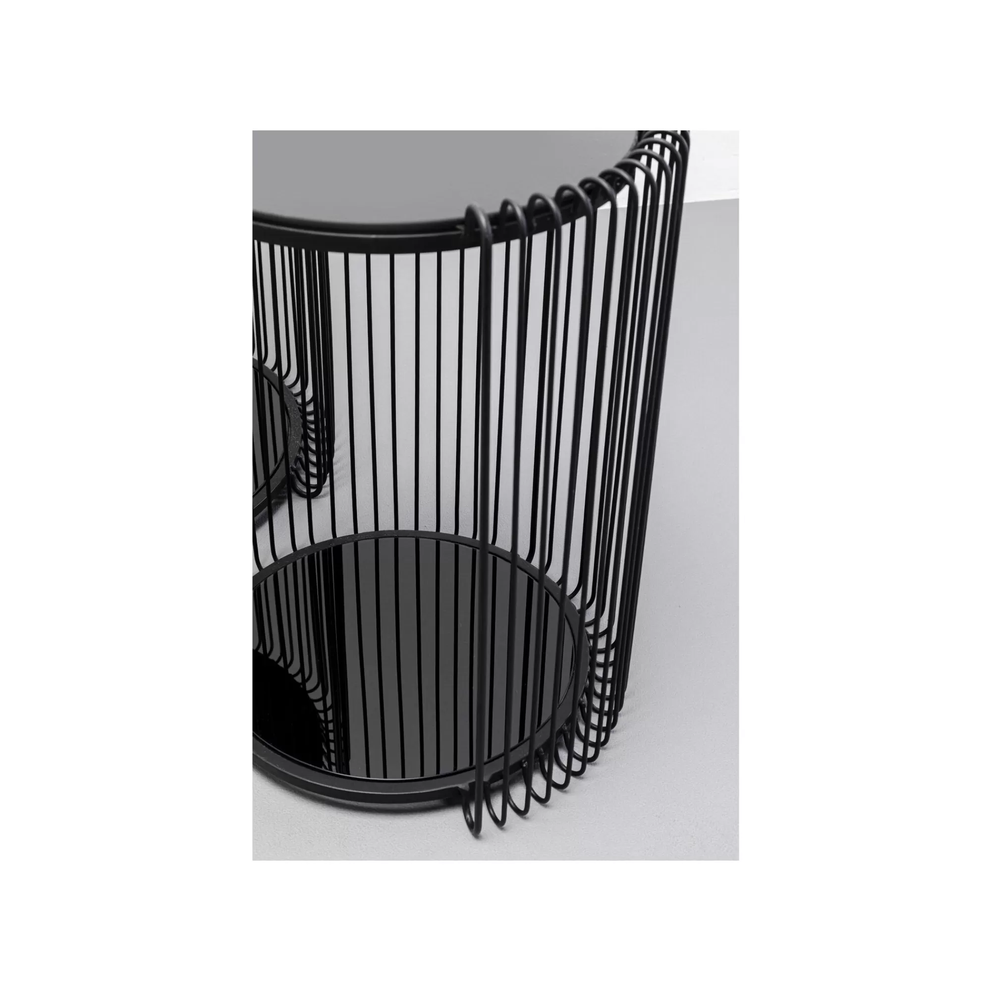 KARE Design Tables D'appoint Wire Double Noires Set De 2 ^ Table D'Appoint & De Chevet