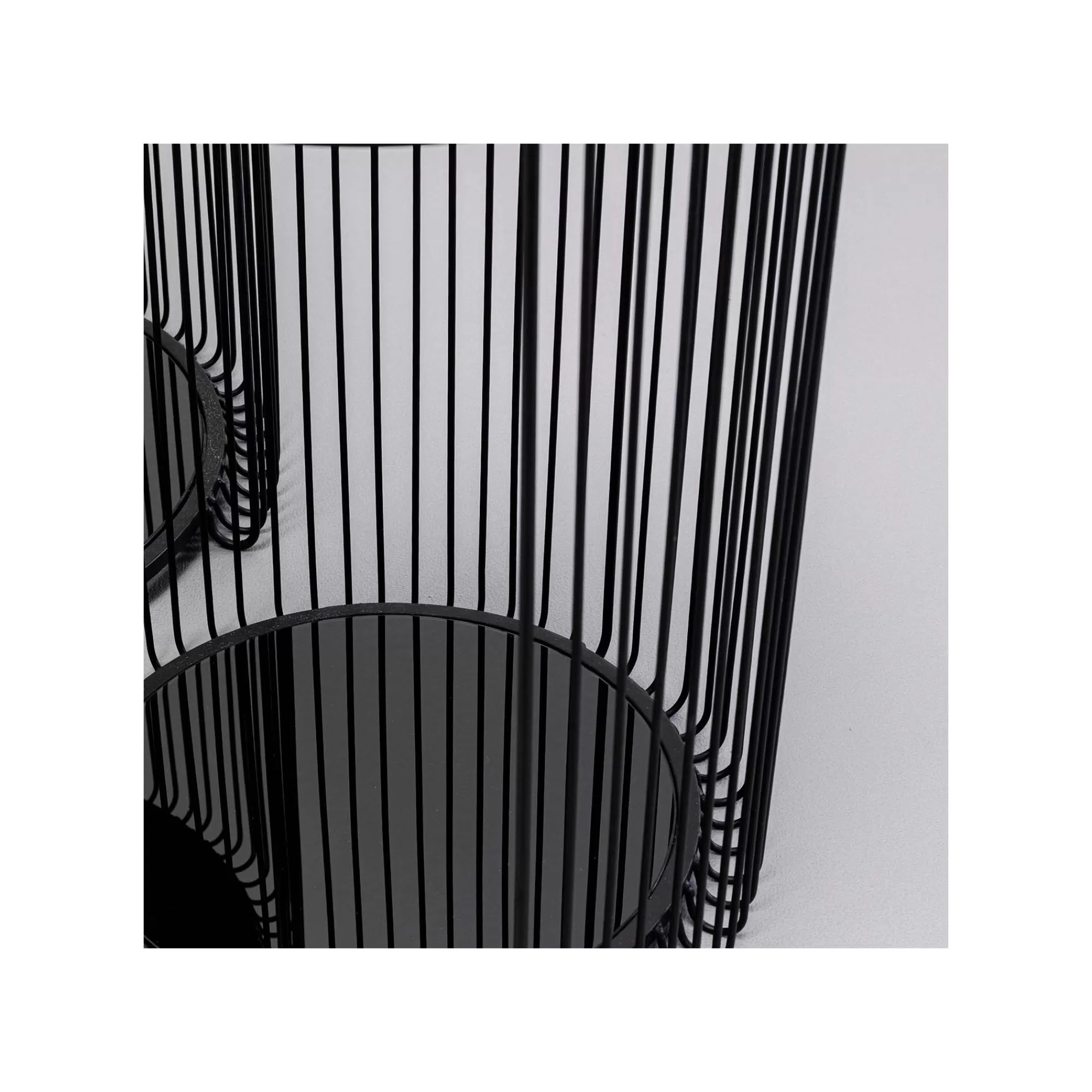 KARE Design Tables D'appoint Wire Double Noires Set De 2 ^ Table D'Appoint & De Chevet