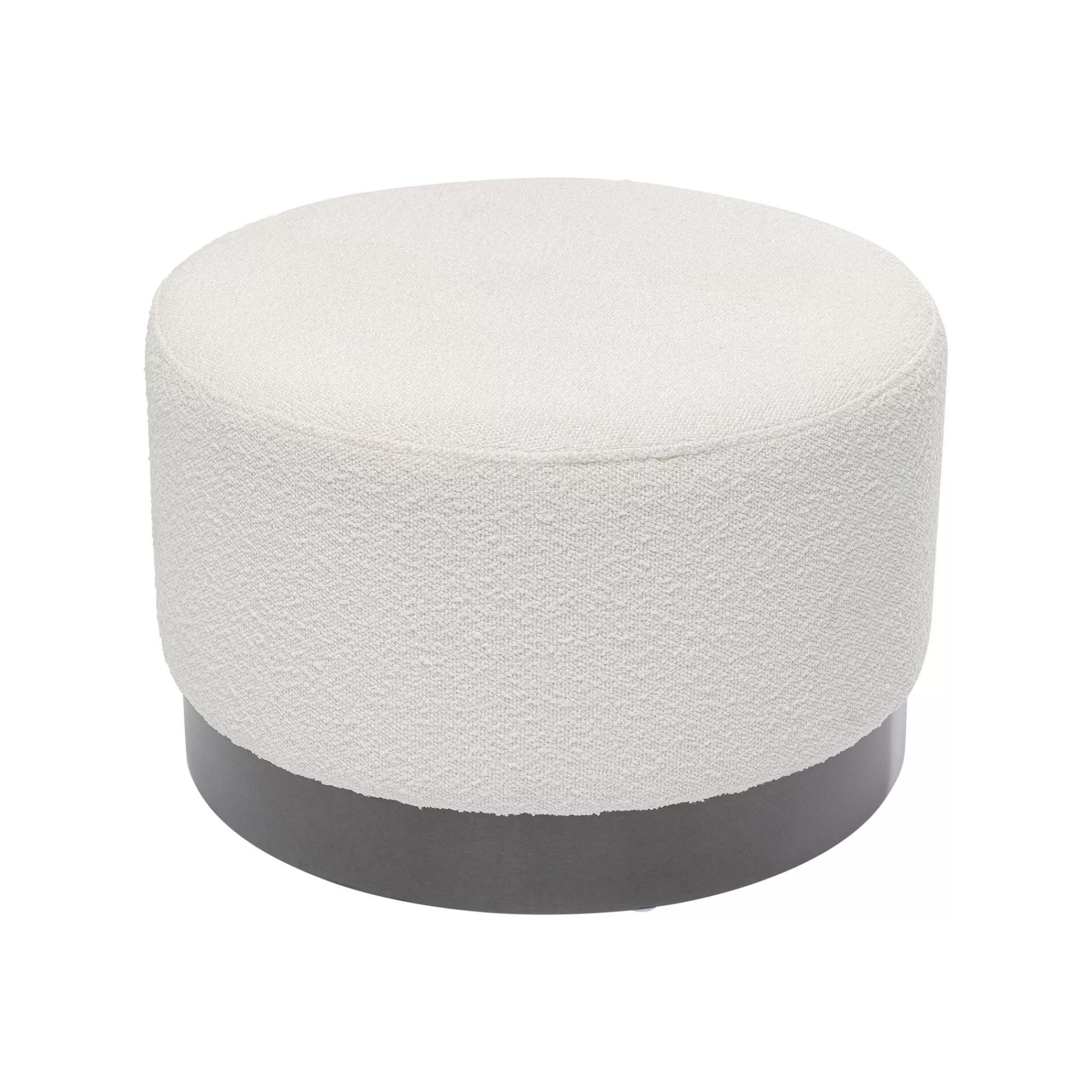 KARE Design Tabouret Cherry Eclipse Boucle Crème Et Gris ^ Tabouret & Pouf