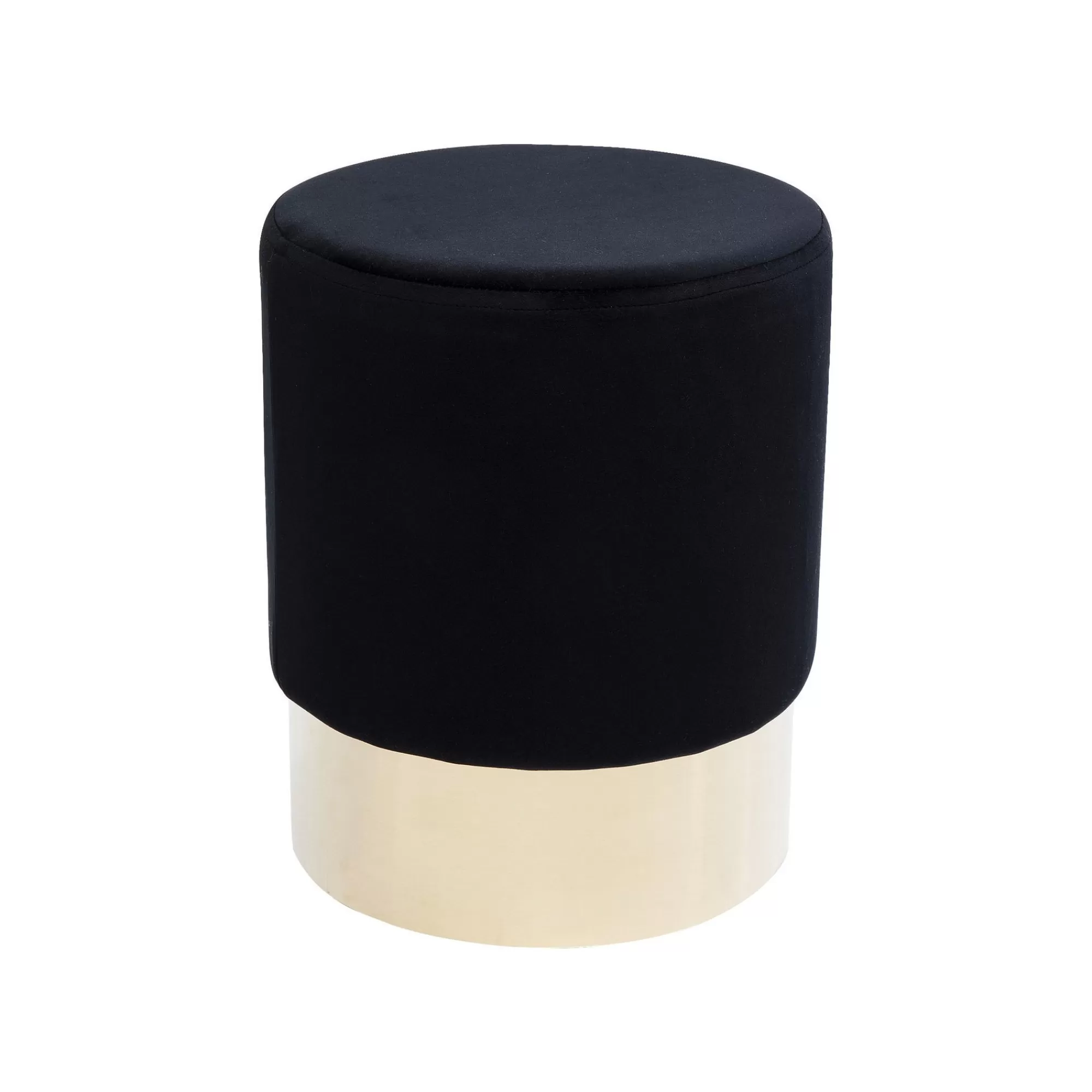 KARE Design Tabouret Cherry Noir Et Laiton ^ Tabouret & Pouf