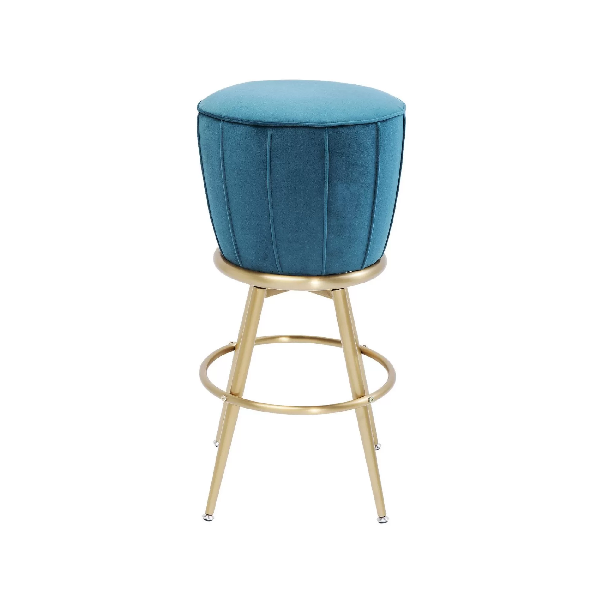 KARE Design Tabouret De Bar After Work Velours Bleu ^ Bar & Tabouret De Bar