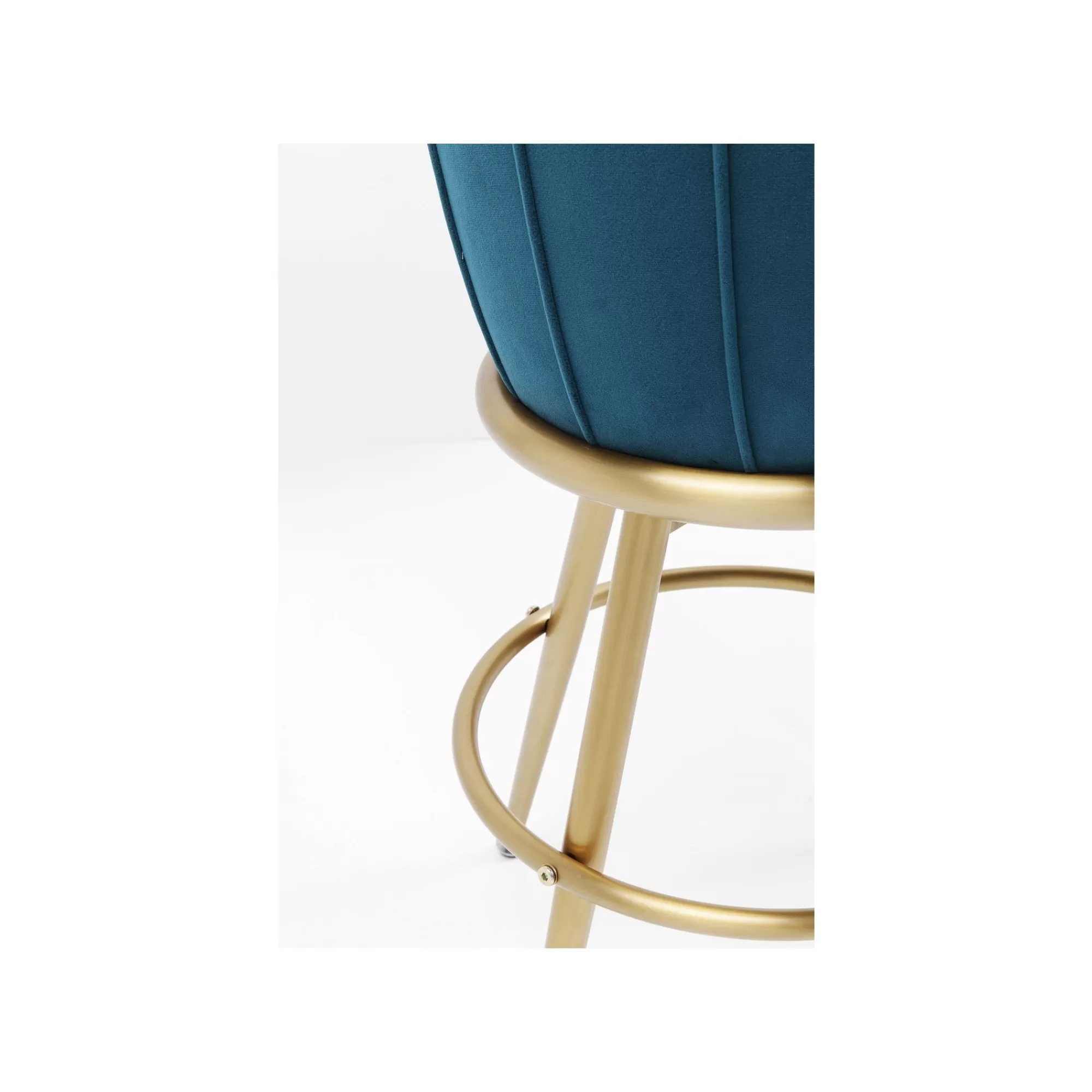 KARE Design Tabouret De Bar After Work Velours Bleu ^ Bar & Tabouret De Bar