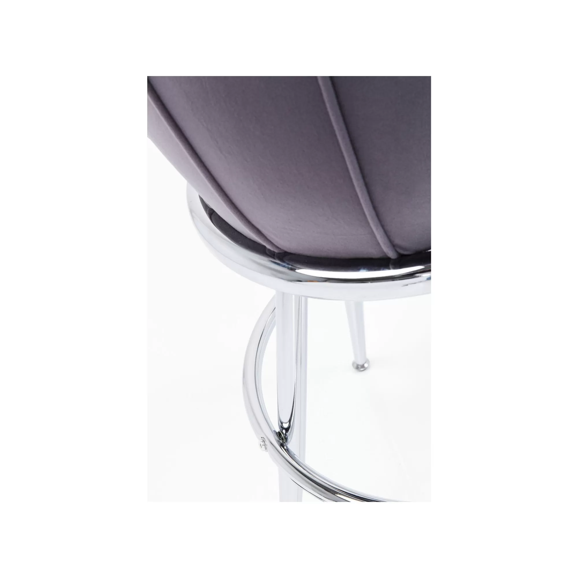 KARE Design Tabouret De Bar After Work Velours Gris ^ Bar & Tabouret De Bar