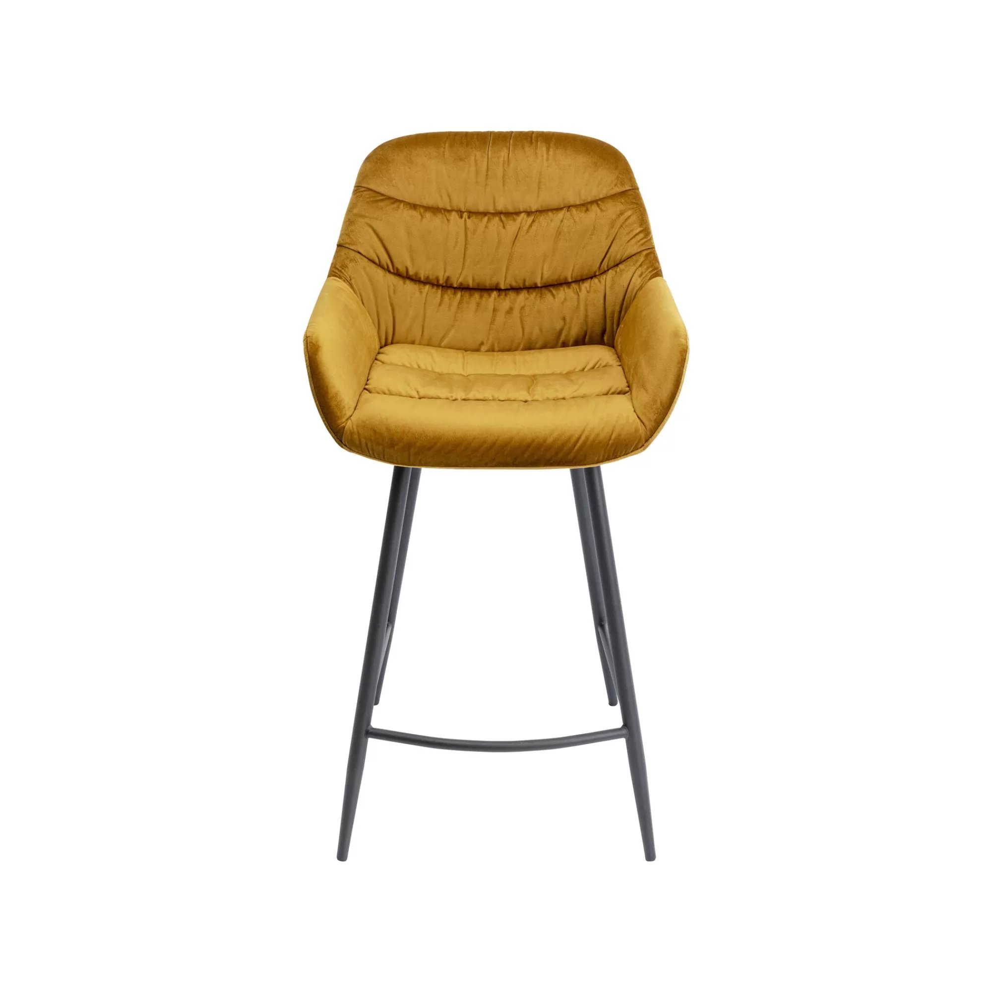 KARE Design Tabouret De Bar Bristol Velours Jaune ^ Bar & Tabouret De Bar