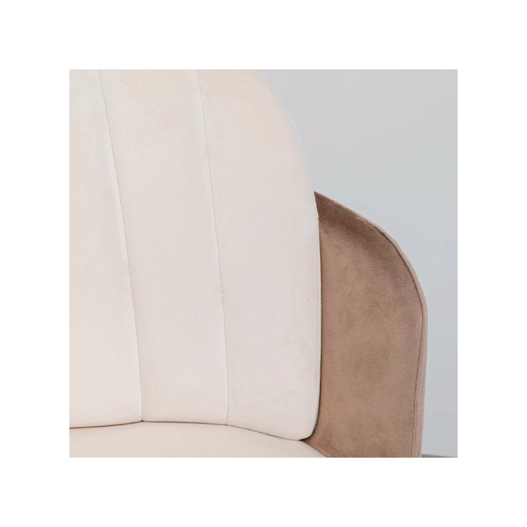 KARE Design Tabouret De Bar Hojas Velours Beige Et Taupe ^ Bar & Tabouret De Bar