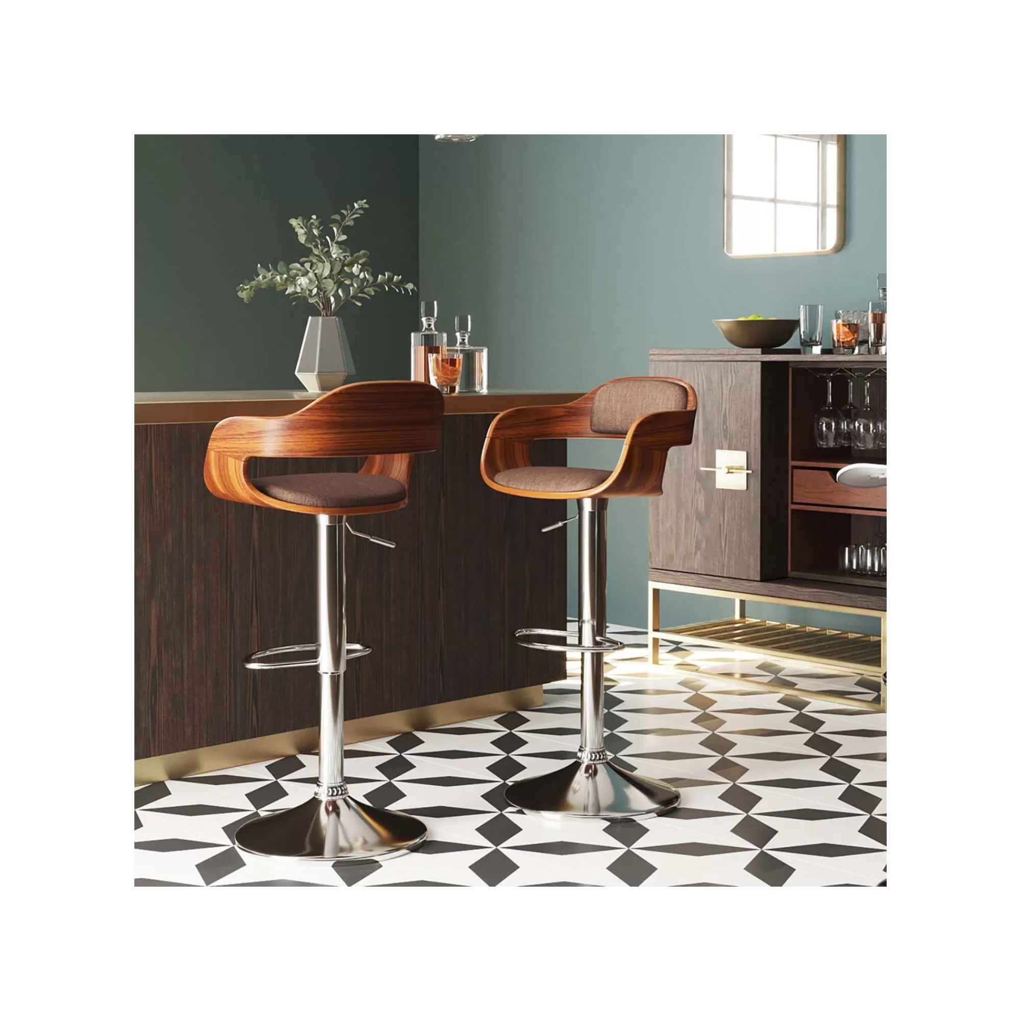 KARE Design Tabouret De Bar Monaco Choco ^ Bar & Tabouret De Bar