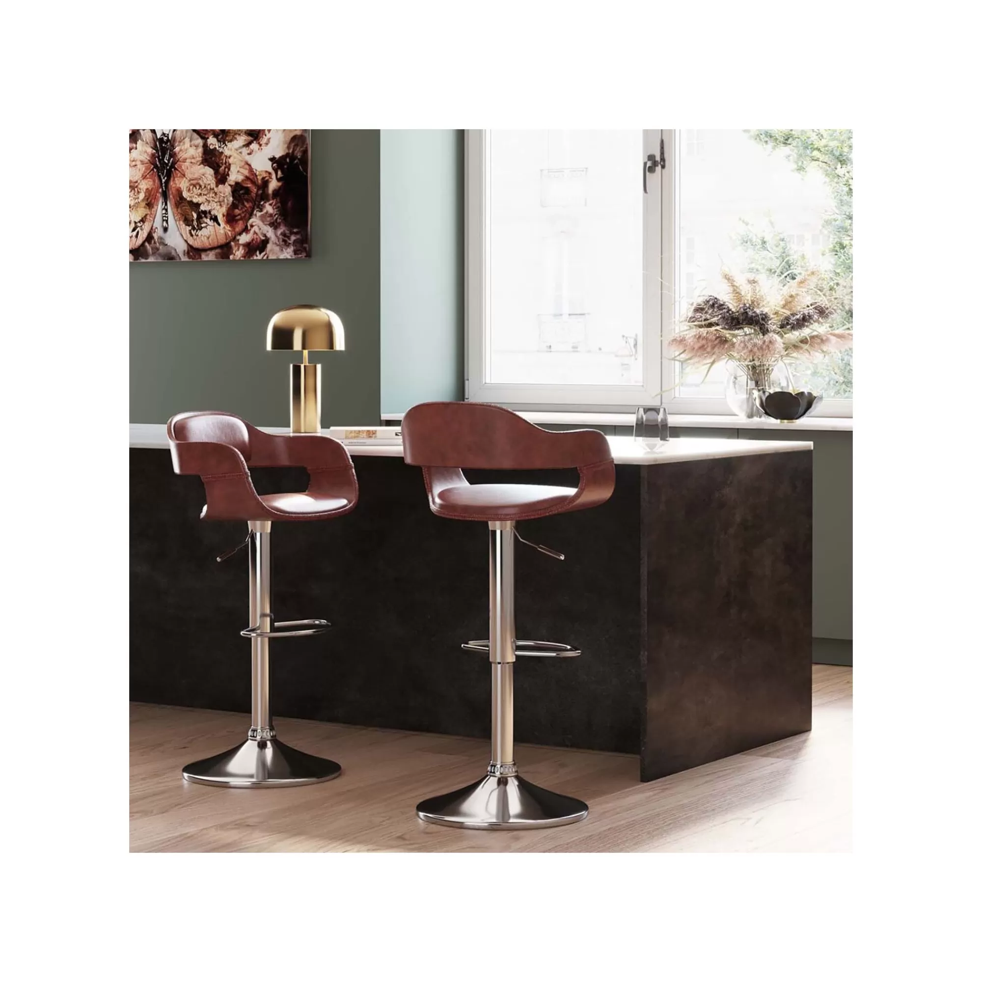 KARE Design Tabouret De Bar Monaco Nougat ^ Bar & Tabouret De Bar