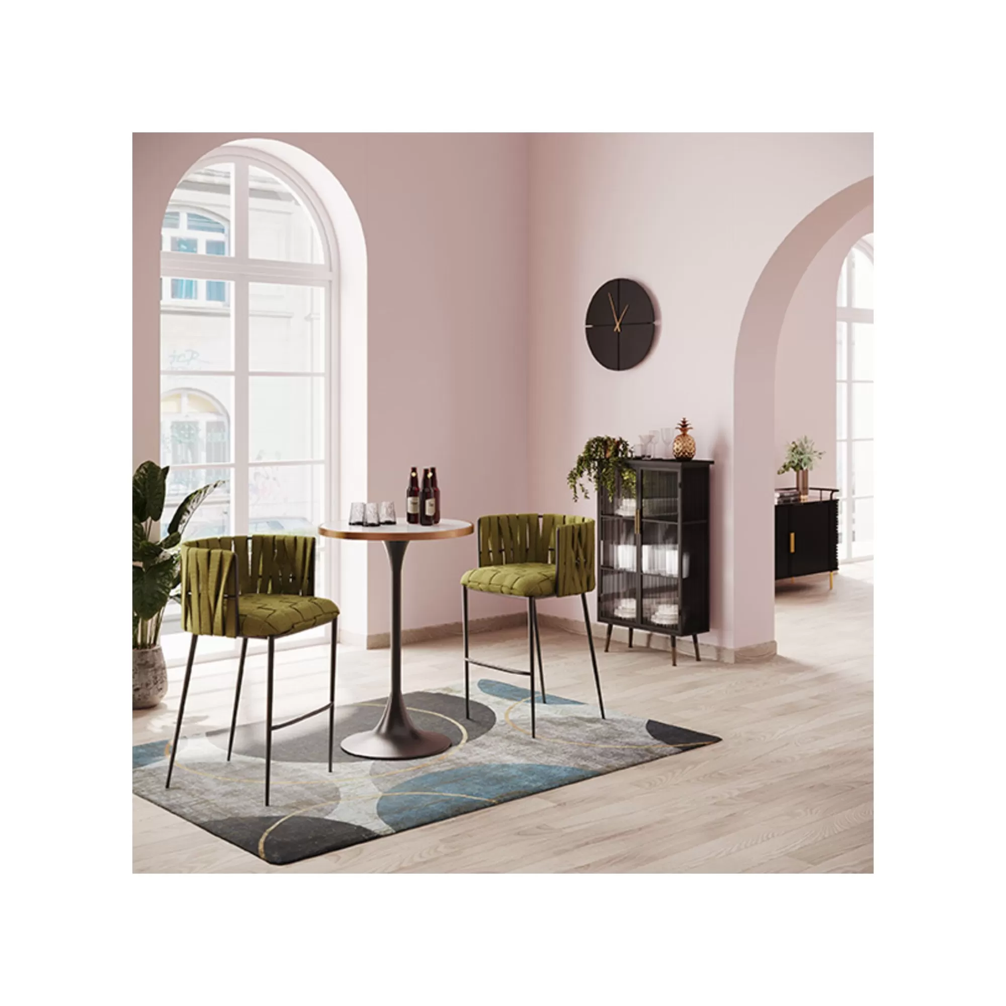 KARE Design Tabouret De Bar Saluti Vert ^ Bar & Tabouret De Bar