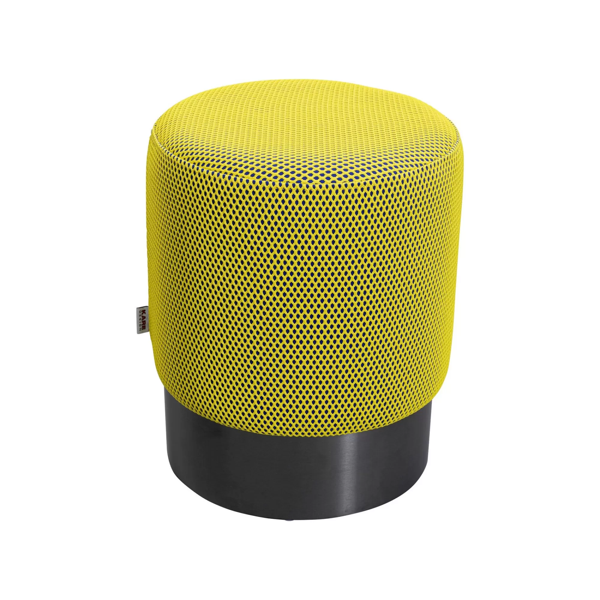 KARE Design Tabouret Jody Jaune Et Noir ^ Tabouret & Pouf