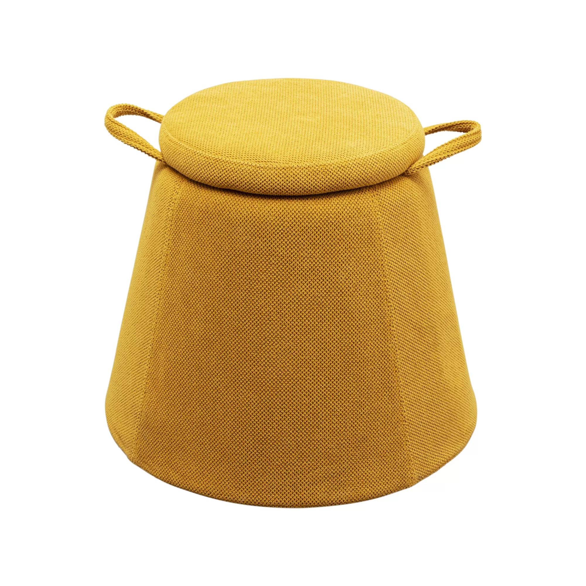 KARE Design Tabouret Thimble Jaune ^ Tabouret & Pouf