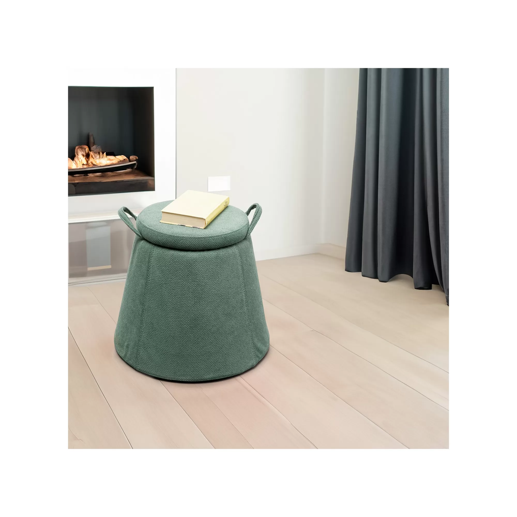 KARE Design Tabouret Thimble Vert ^ Tabouret & Pouf