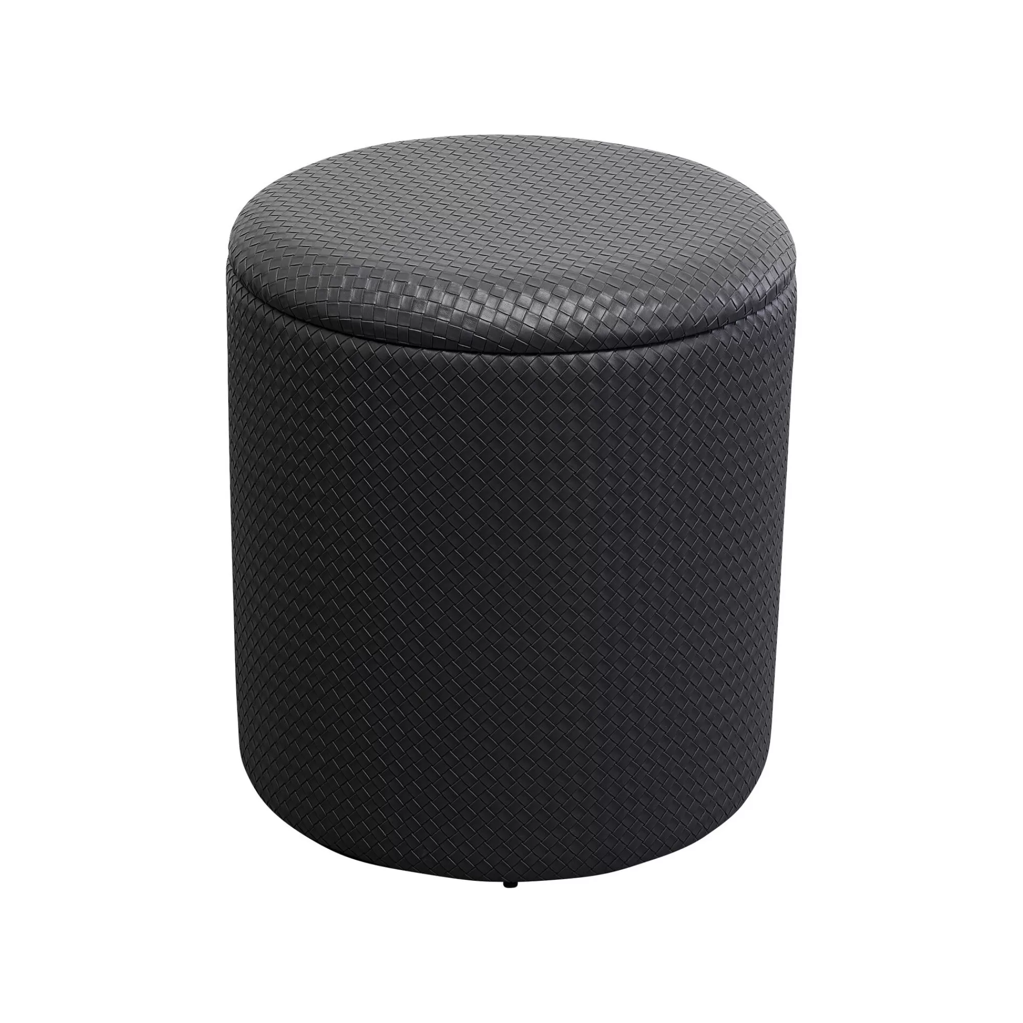 KARE Design Tabouret-coffre Venezia Noir ^ Tabouret & Pouf | Coffre & Malle