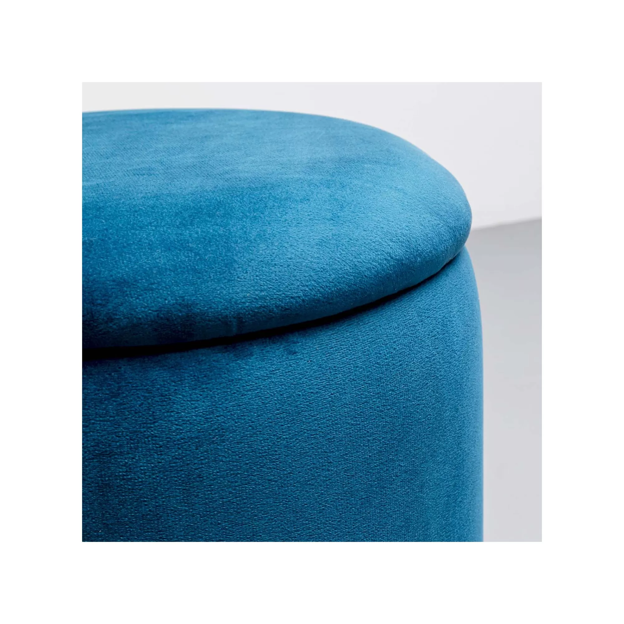 KARE Design Tabourets-coffres Cherry Bleu Pétrole Et Laiton Set De 2 ^ Tabouret & Pouf | Coffre & Malle