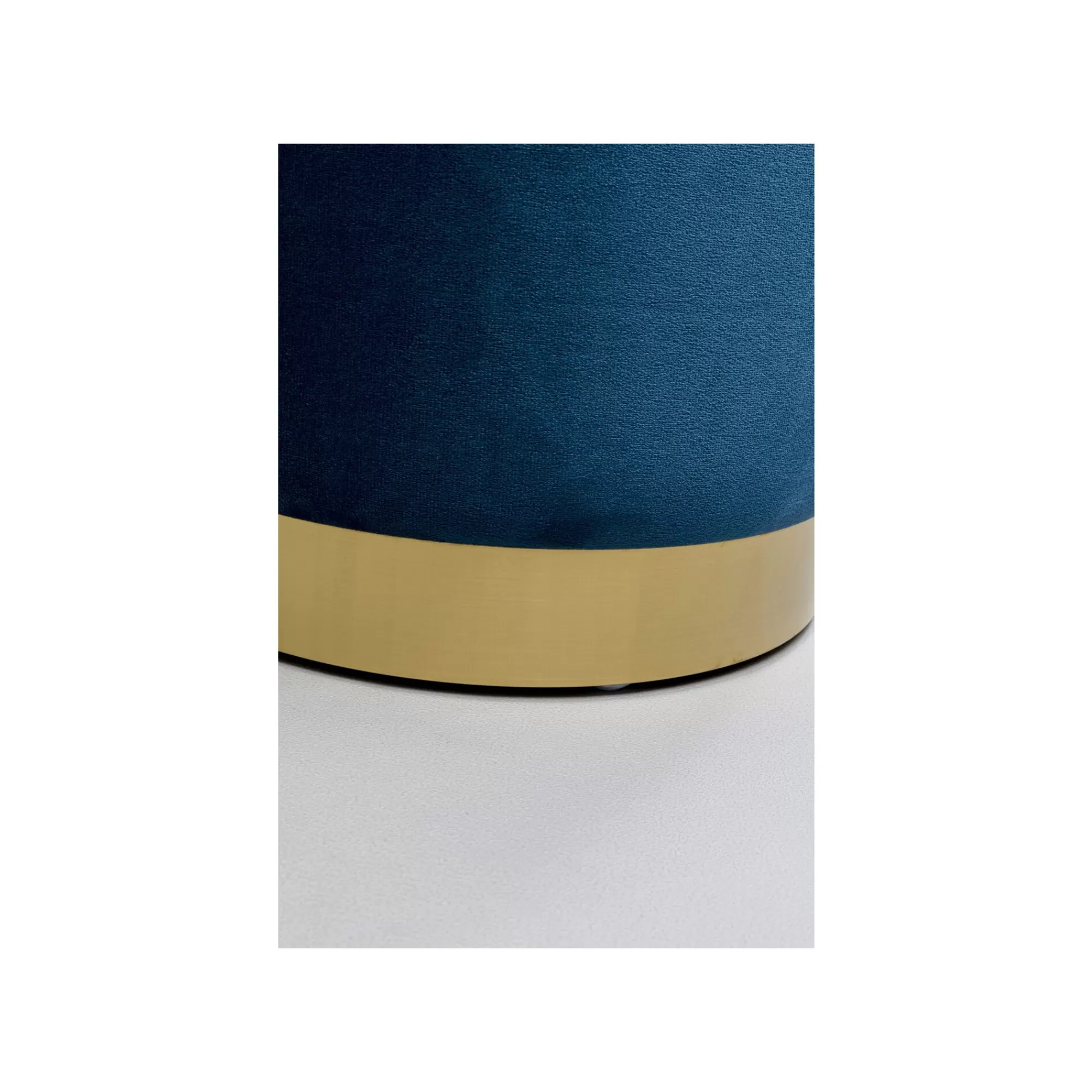 KARE Design Tabourets-coffres Cherry Bleu Pétrole Et Laiton Set De 2 ^ Tabouret & Pouf | Coffre & Malle