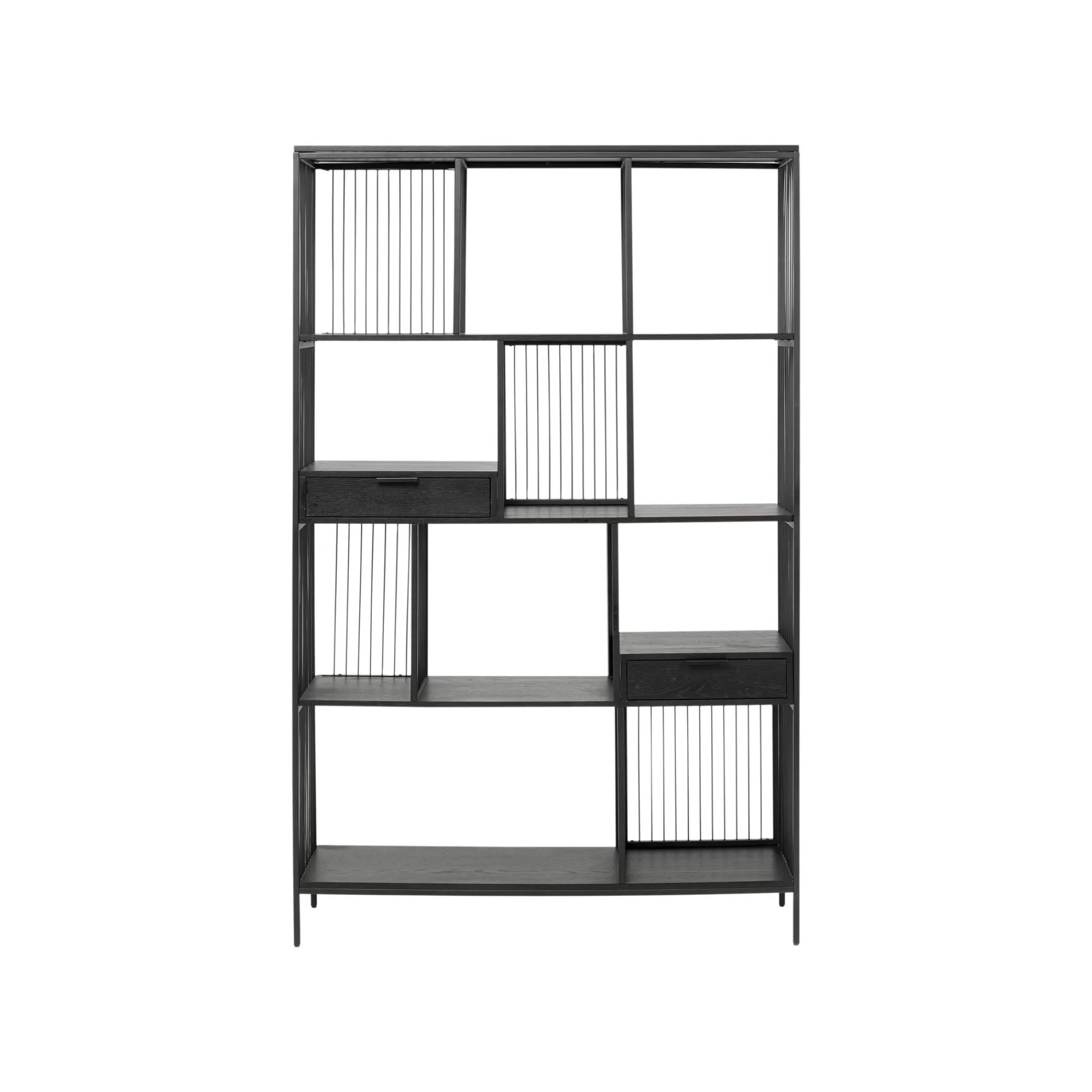 KARE Design Étagère Bologna Noire 200x125cm ^ Étagère Et Bibliothèque
