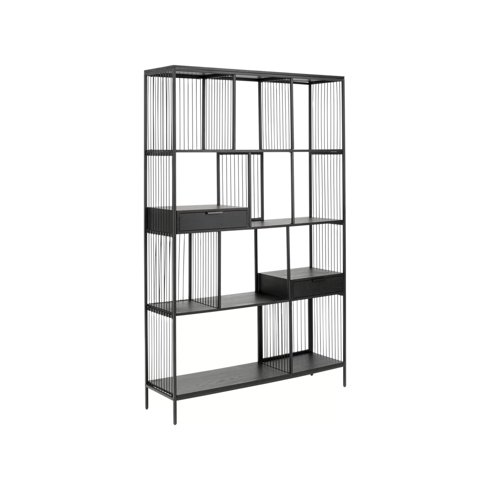 KARE Design Étagère Bologna Noire 200x125cm ^ Étagère Et Bibliothèque