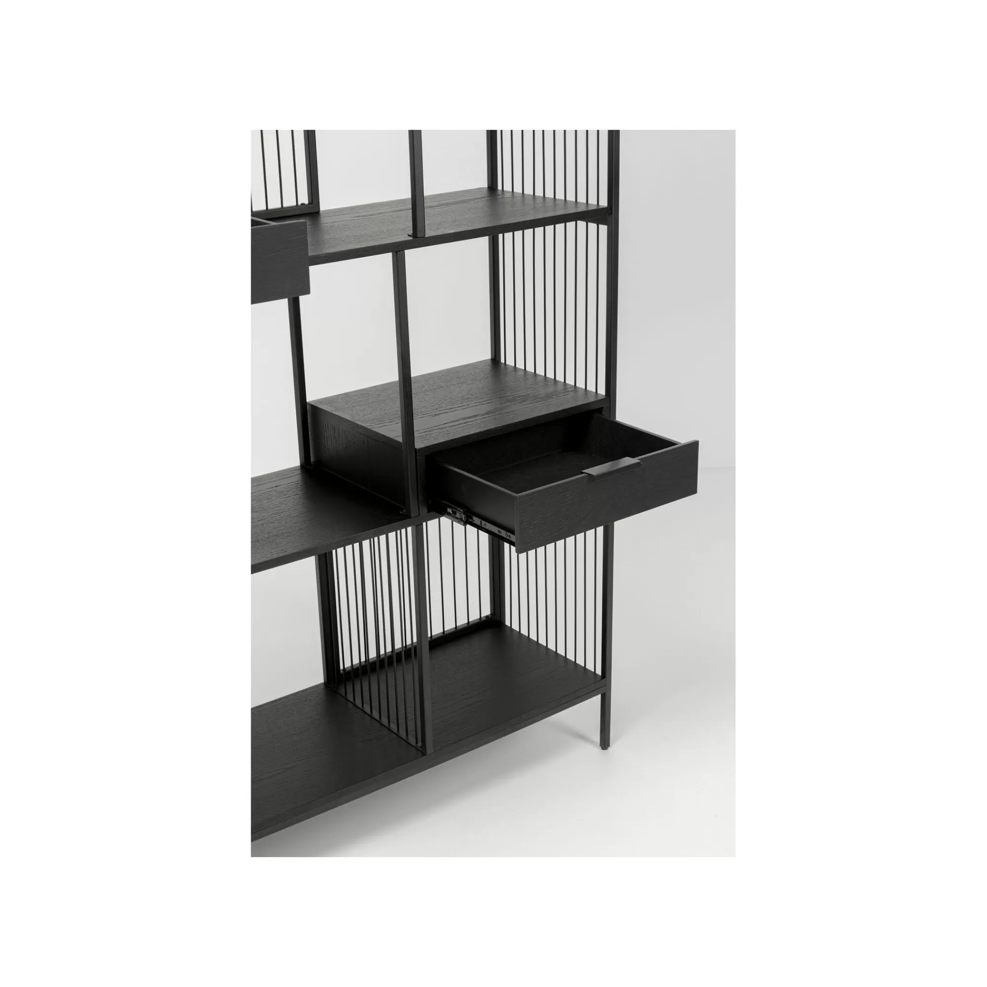 KARE Design Étagère Bologna Noire 200x125cm ^ Étagère Et Bibliothèque
