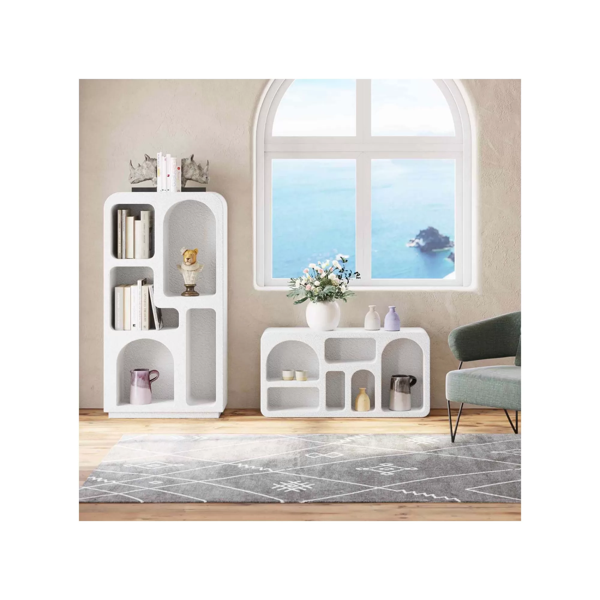 KARE Design Étagère Bonita Blanche 180x90cm ^ Étagère Et Bibliothèque