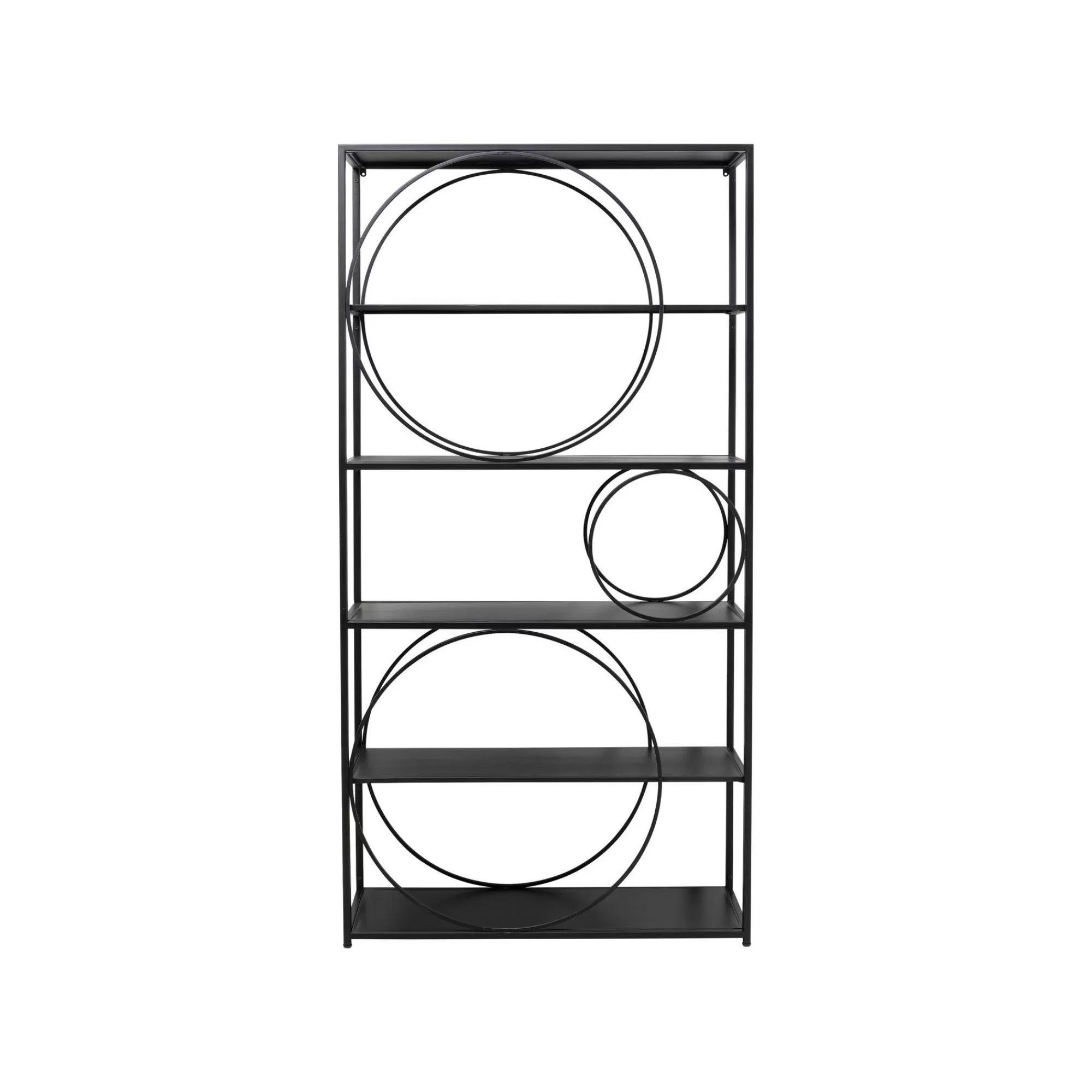 KARE Design Étagère Circle Noire 200x100cm ^ Étagère Et Bibliothèque