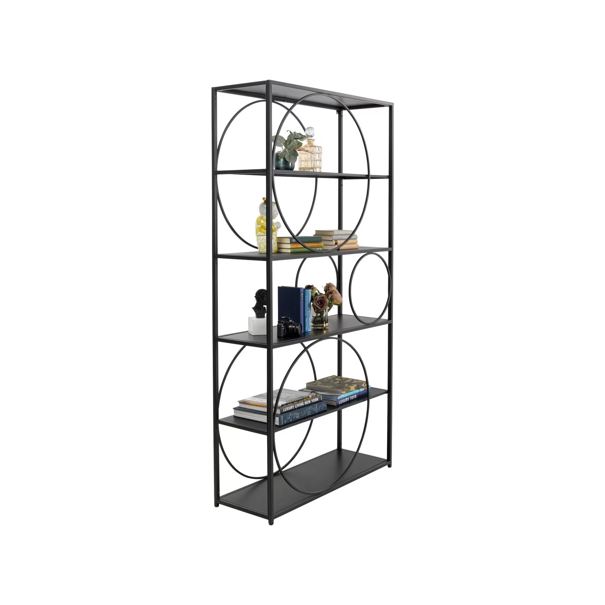 KARE Design Étagère Circle Noire 200x100cm ^ Étagère Et Bibliothèque