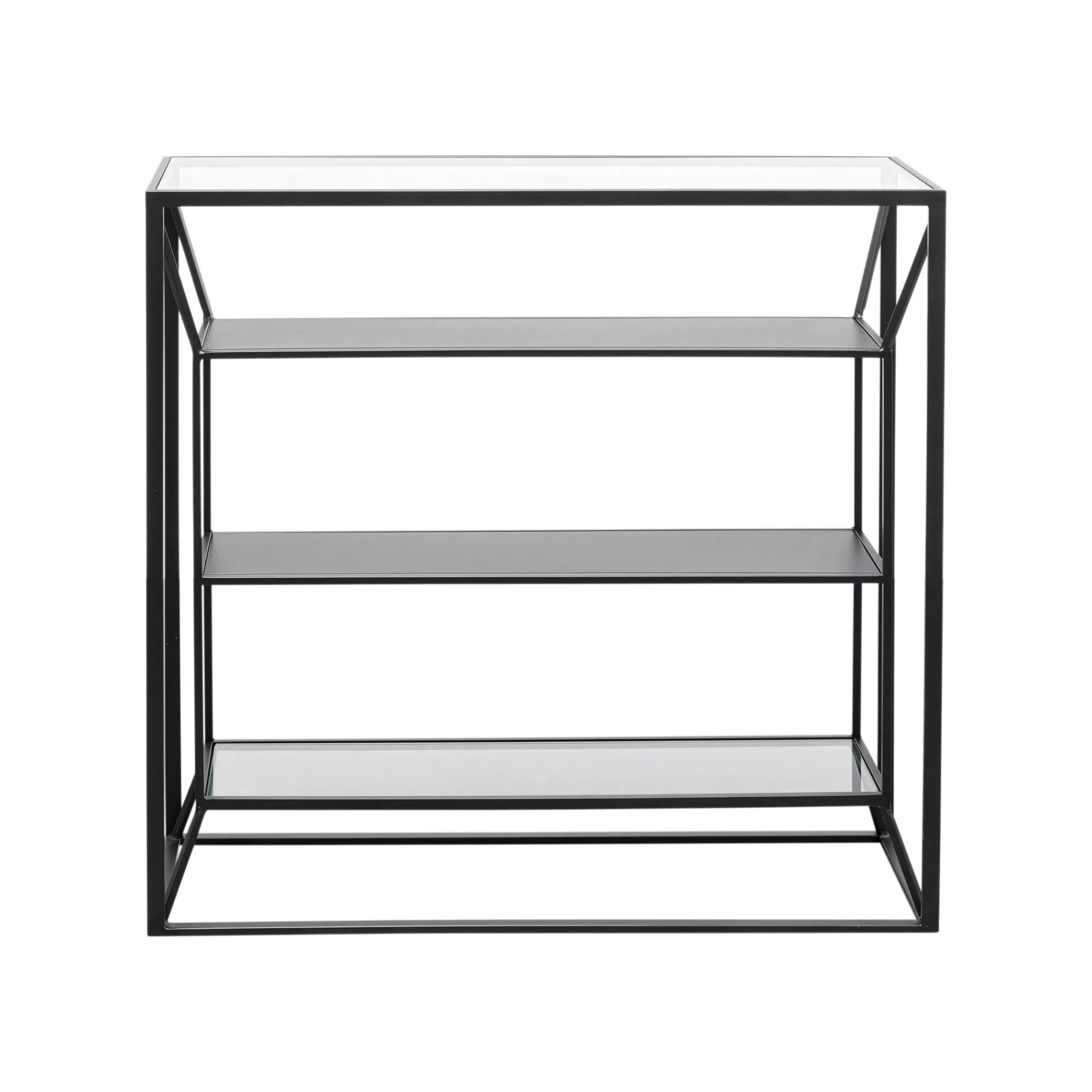 KARE Design Étagère Corinne 90x90cm Noire ^ Étagère Et Bibliothèque