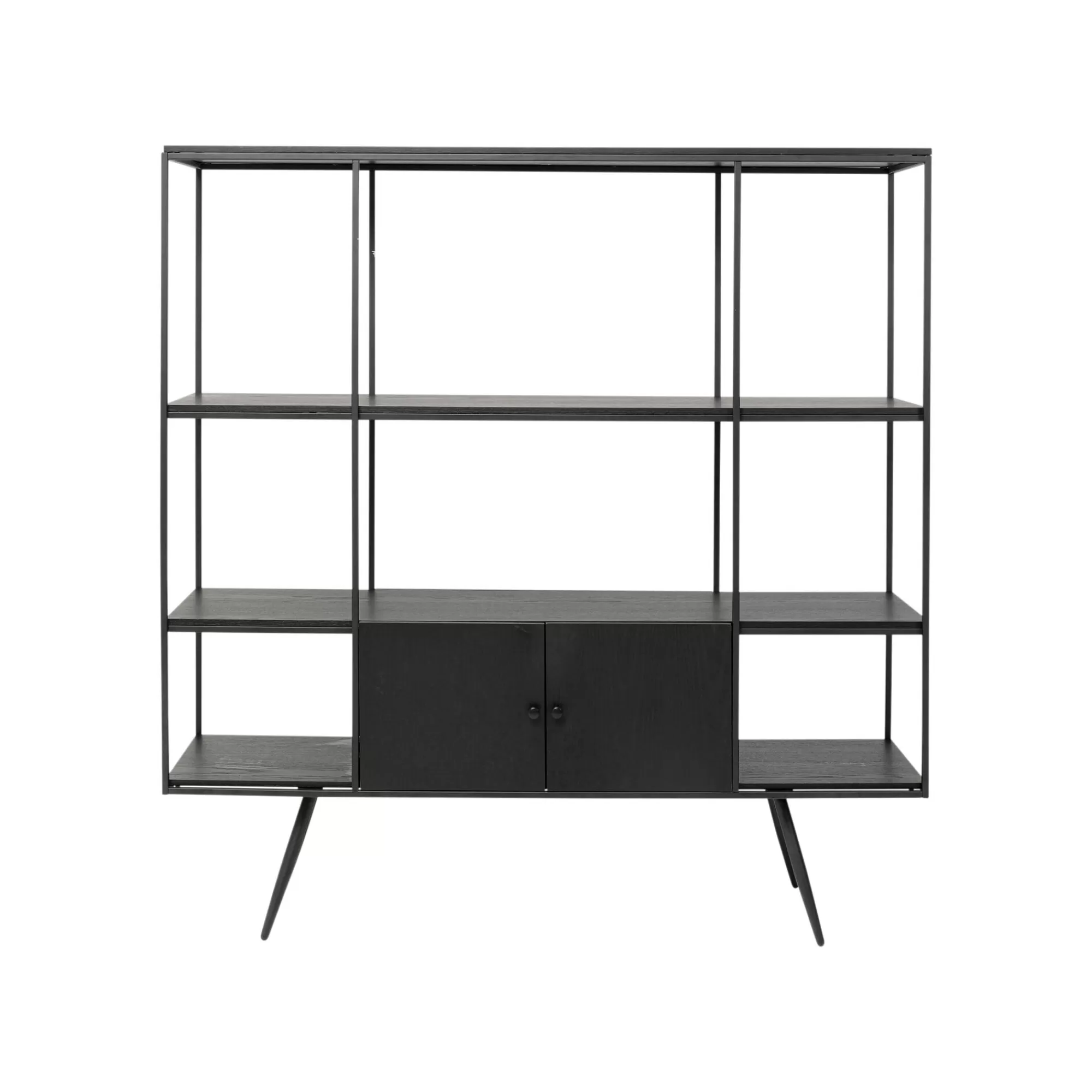 KARE Design Étagère Cosy Sixties 183x180cm Noire ^ Étagère Et Bibliothèque