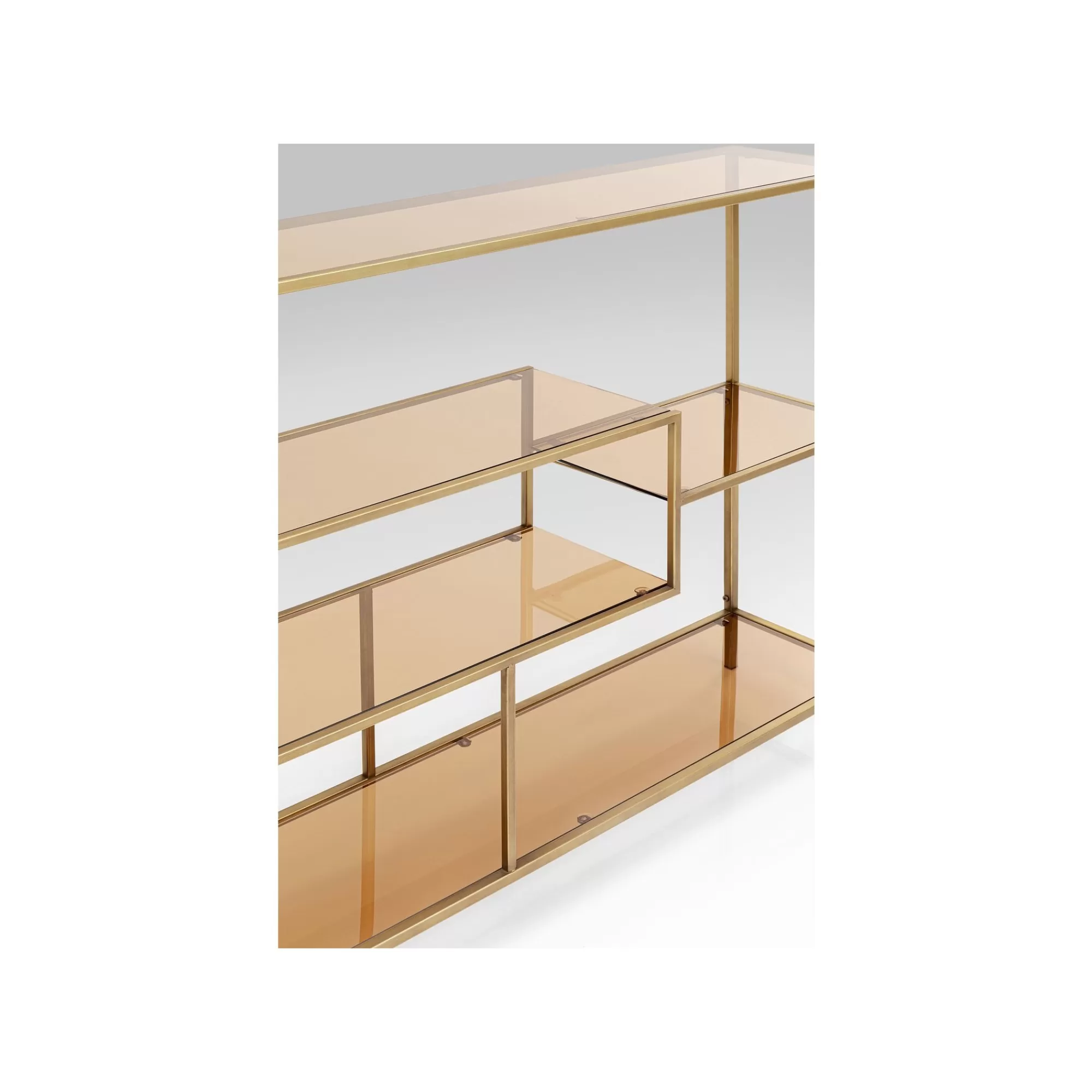 KARE Design Étagère Loft 100x115cm Dorée ^ Étagère Et Bibliothèque
