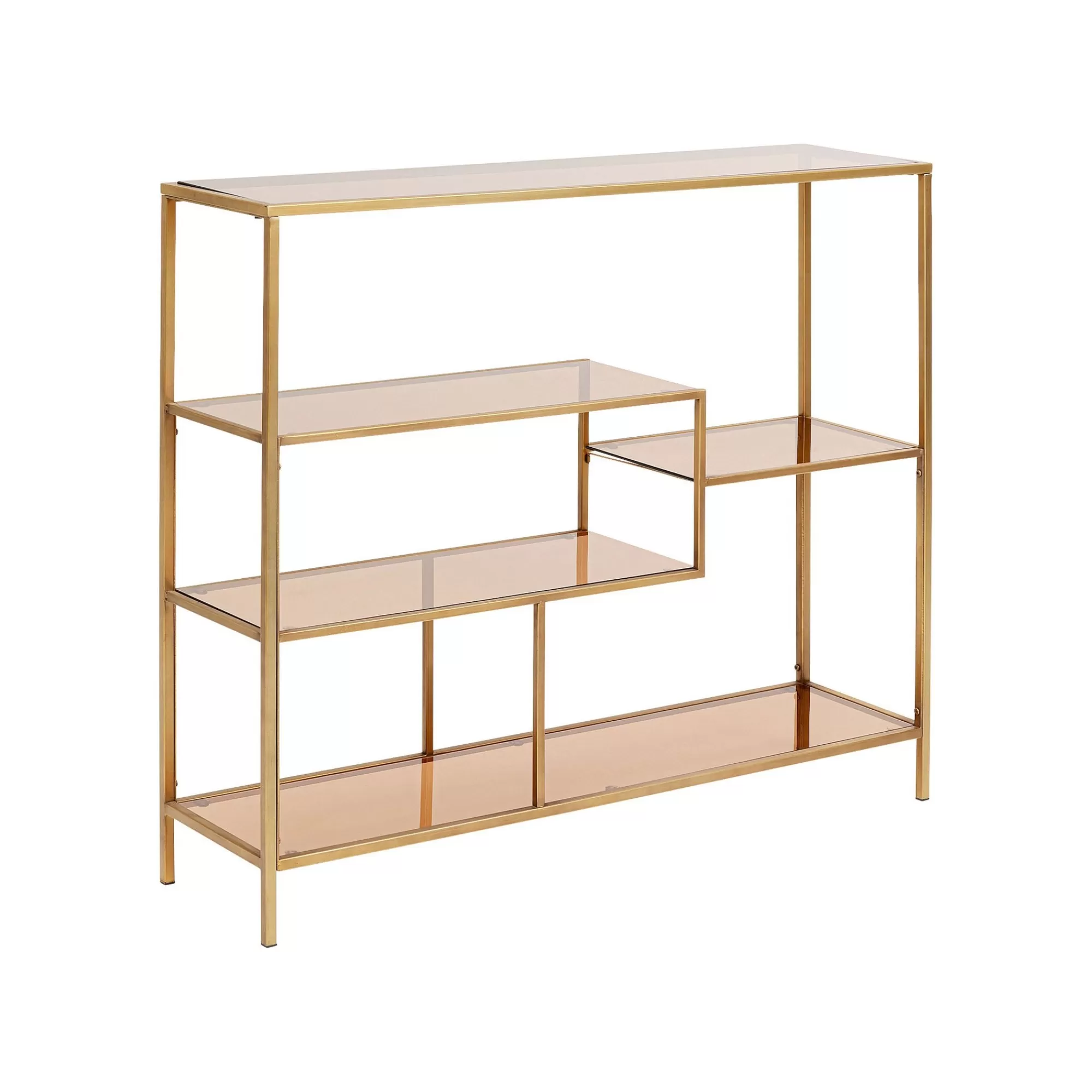 KARE Design Étagère Loft 100x115cm Dorée ^ Étagère Et Bibliothèque
