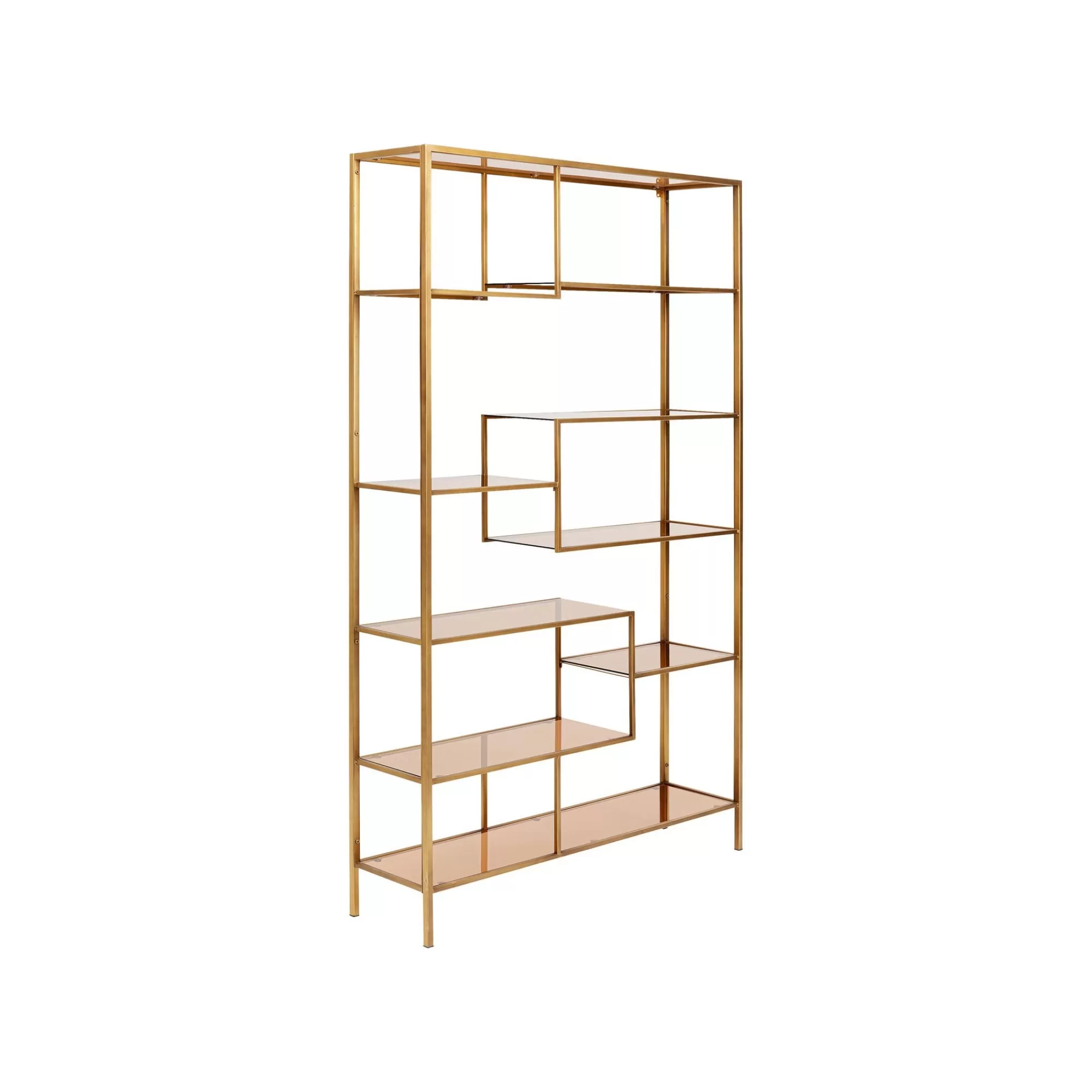 KARE Design Étagère Loft 195x115cm Dorée ^ Étagère Et Bibliothèque