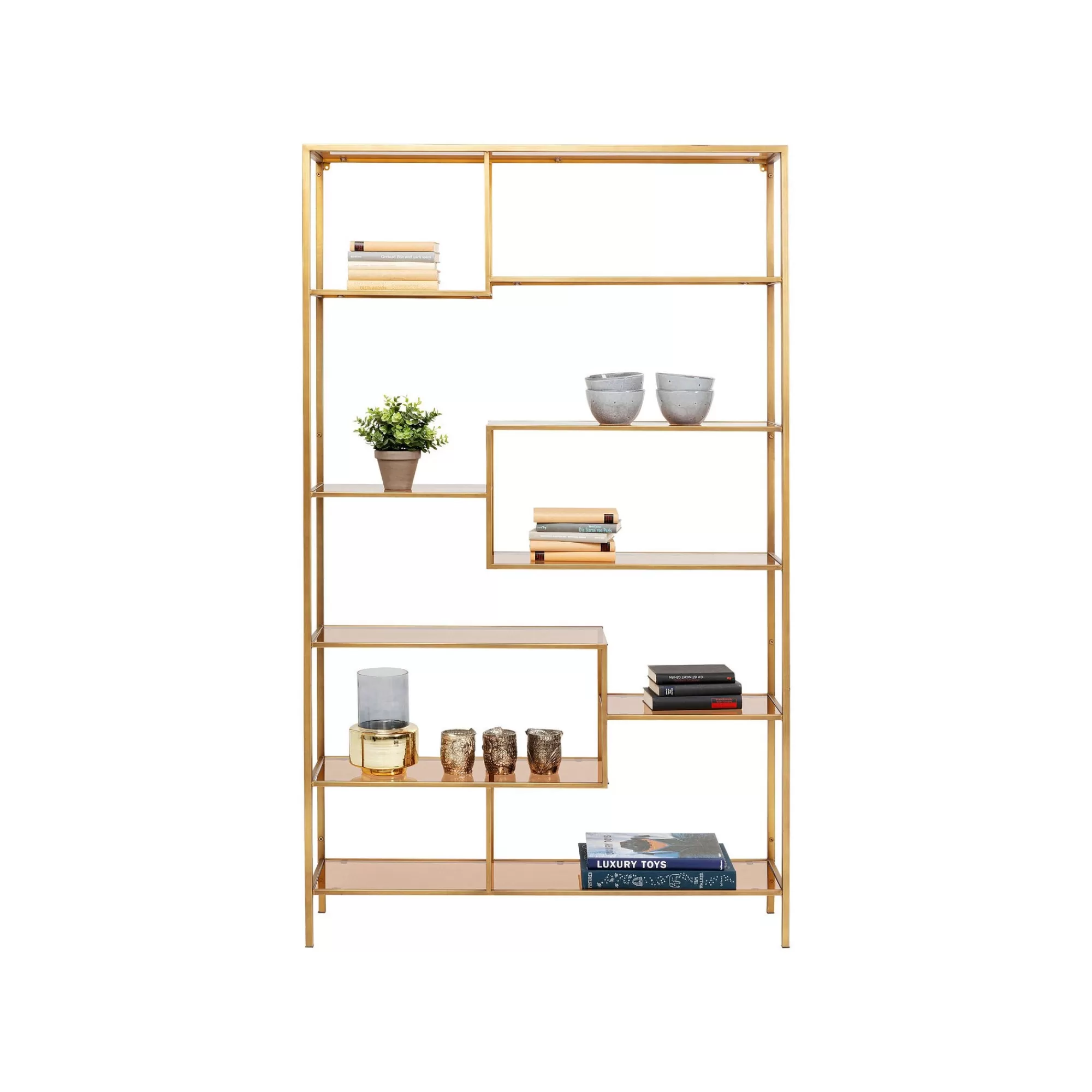 KARE Design Étagère Loft 195x115cm Dorée ^ Étagère Et Bibliothèque