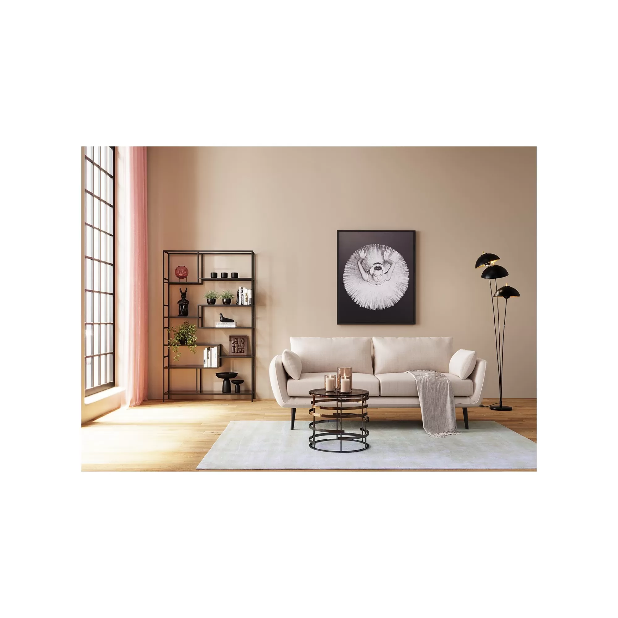 KARE Design Étagère Loft 195x115cm Noire ^ Étagère Et Bibliothèque