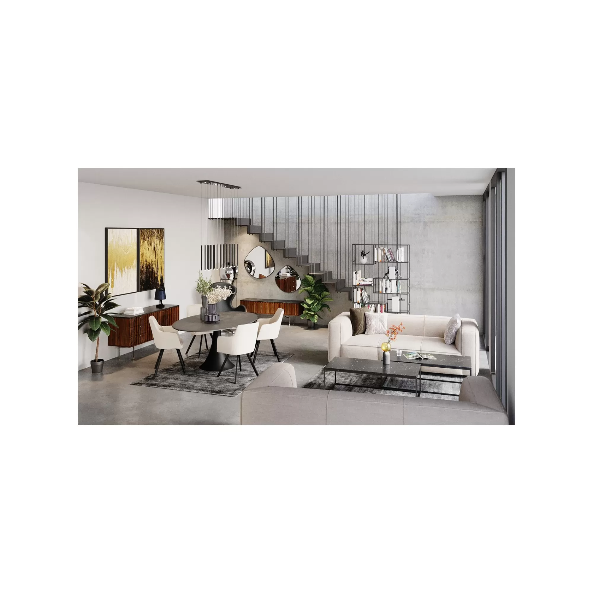 KARE Design Étagère Loft 195x115cm Noire ^ Étagère Et Bibliothèque