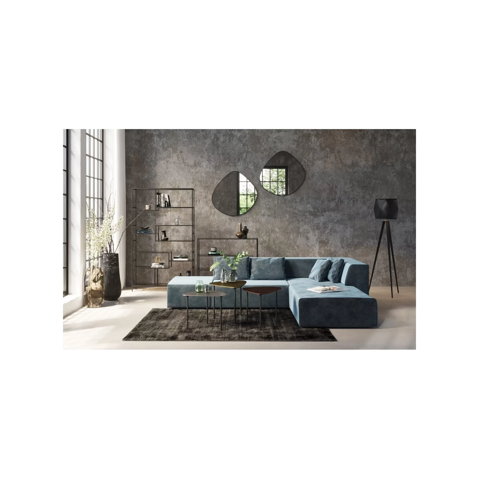 KARE Design Étagère Loft 195x115cm Noire ^ Étagère Et Bibliothèque